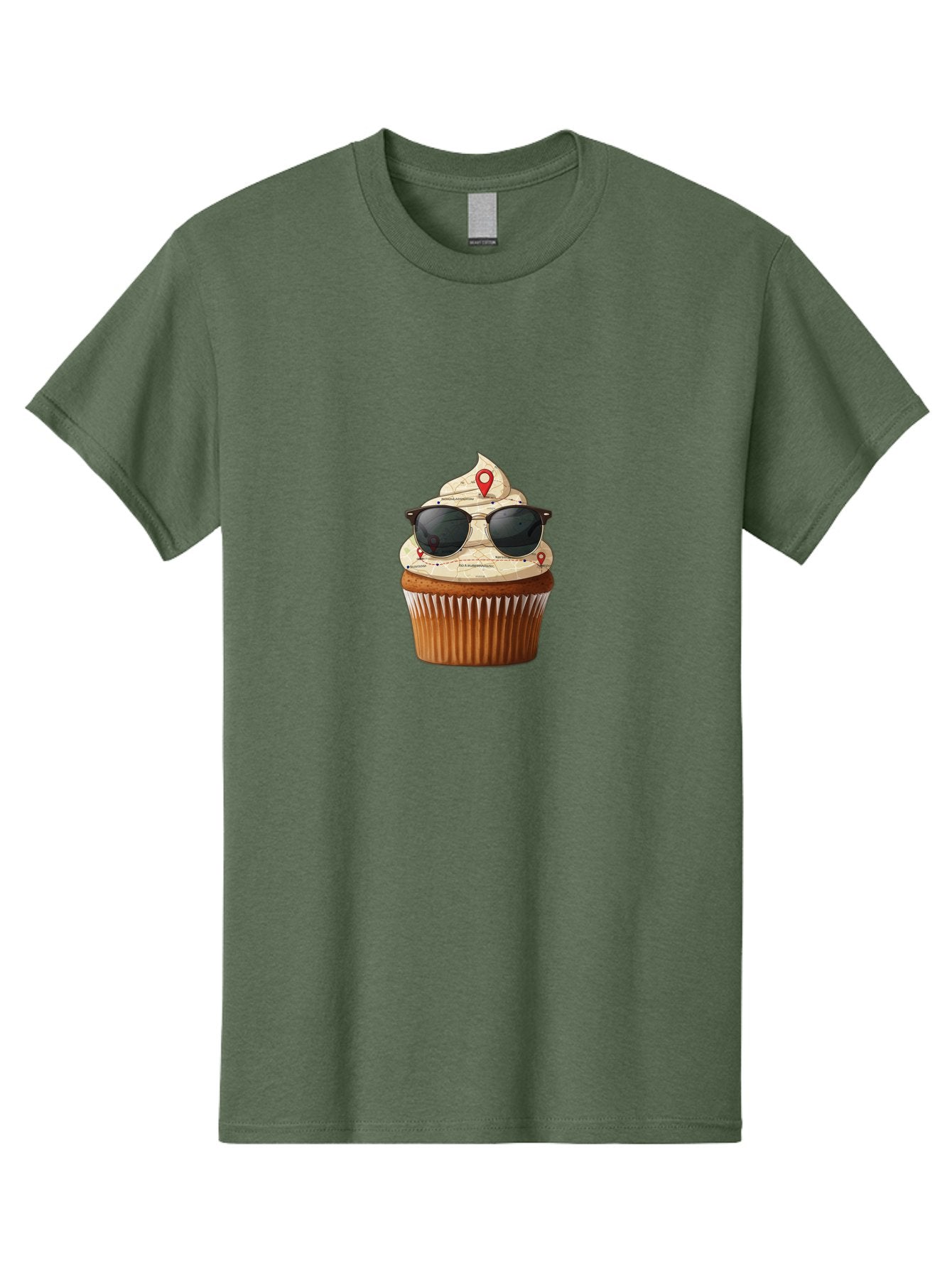 Cupcake-With-Sunglasses-6 Men'S Graphic Tee, 100% Cotton, Comfortable Casual Summer Wear, Machine Washable, Vintage Camera, Old Camera, Antique Camera, Black Camera, Classic Photography, Photography Equipment, Nostalgic Device, Film Camera, Bah877 7