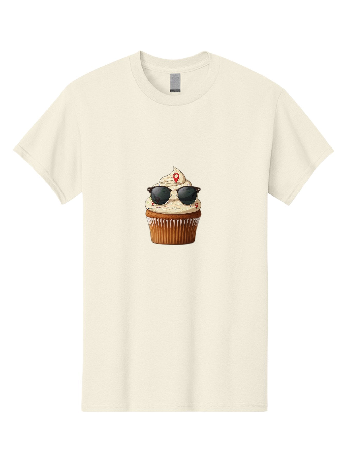 Cupcake-With-Sunglasses-6 Men'S Graphic Tee, 100% Cotton, Comfortable Casual Summer Wear, Machine Washable, Vintage Camera, Old Camera, Antique Camera, Black Camera, Classic Photography, Photography Equipment, Nostalgic Device, Film Camera, Bah877 6
