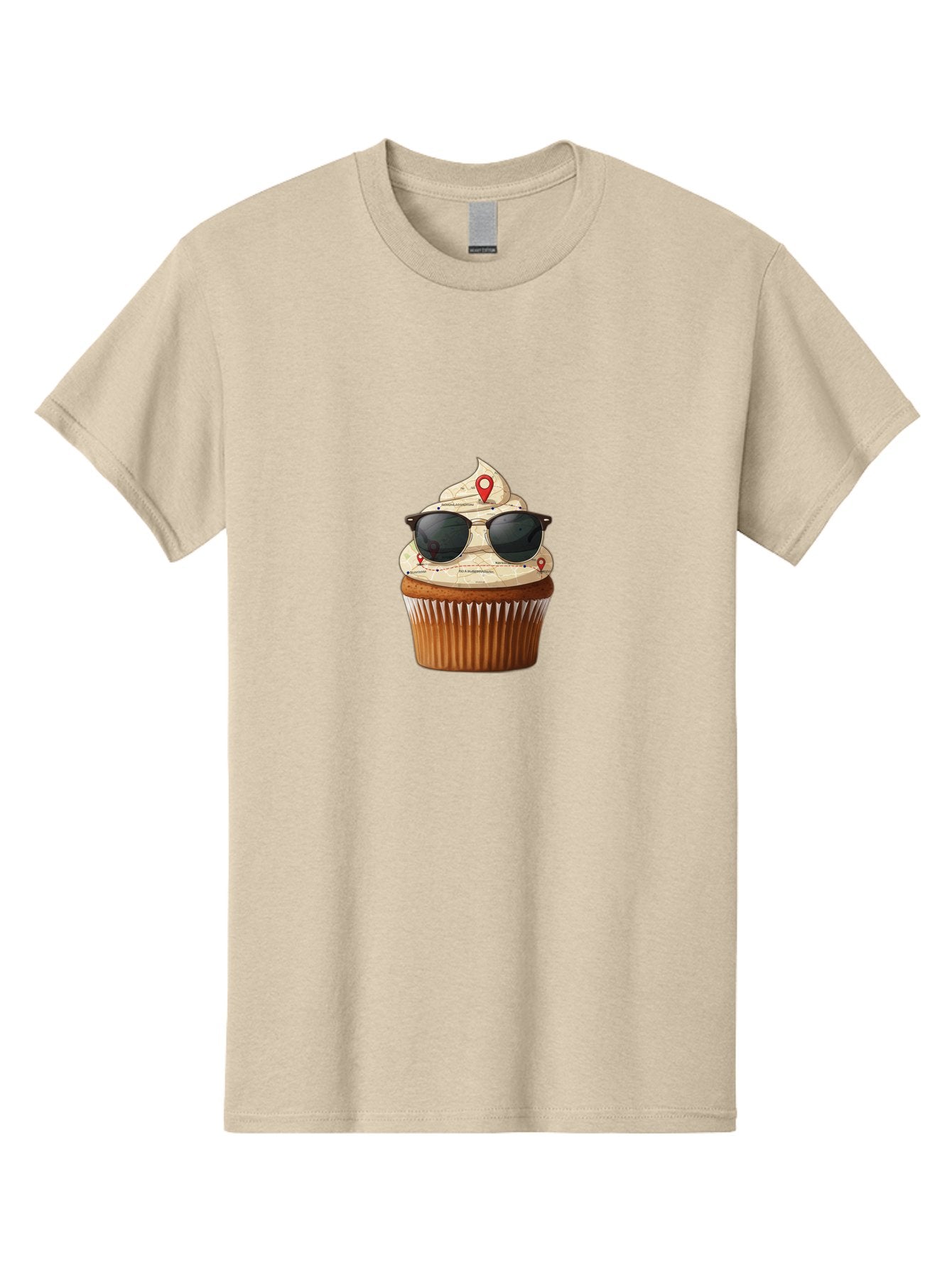 Cupcake-With-Sunglasses-6 Men'S Graphic Tee, 100% Cotton, Comfortable Casual Summer Wear, Machine Washable, Vintage Camera, Old Camera, Antique Camera, Black Camera, Classic Photography, Photography Equipment, Nostalgic Device, Film Camera, Bah877 9