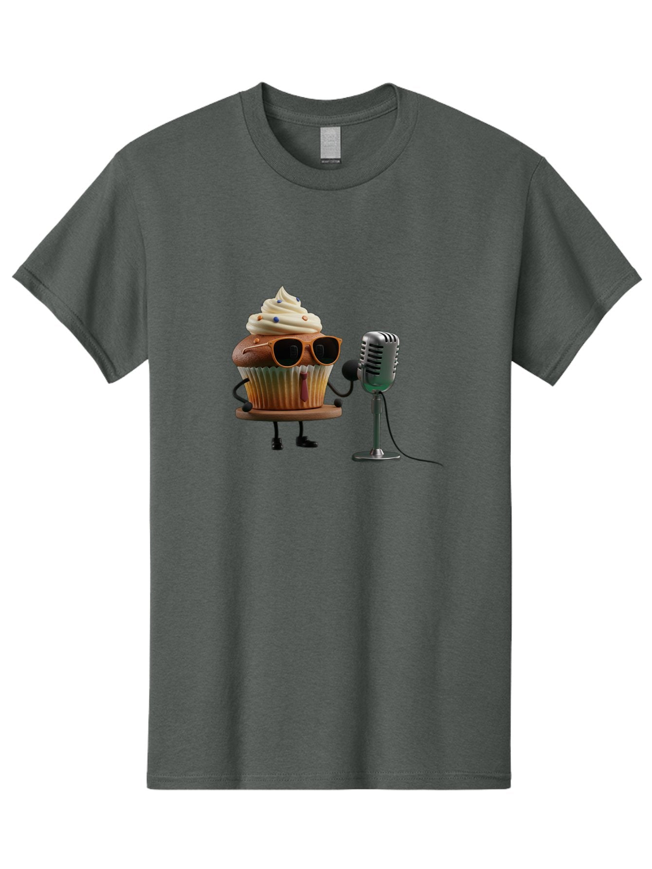 Cupcake-With-Sunglasses Men'S Graphic Tee, 100% Cotton, Comfortable Casual Summer Wear, Machine Washable, Vintage Camera, Old Camera, Antique Camera, Black Camera, Classic Photography, Photography Equipment, Nostalgic Device, Film Camera, Bah878 3