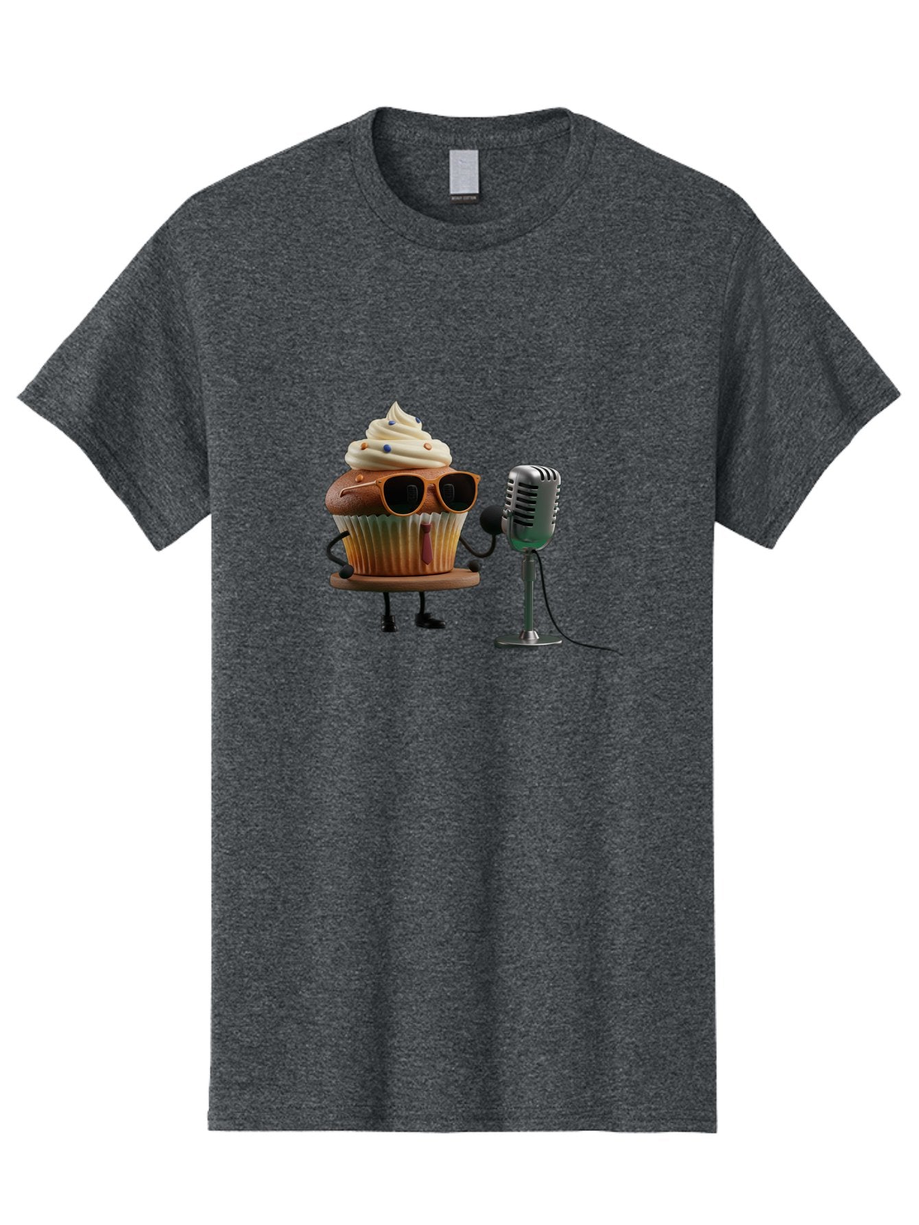 Cupcake-With-Sunglasses Men'S Graphic Tee, 100% Cotton, Comfortable Casual Summer Wear, Machine Washable, Vintage Camera, Old Camera, Antique Camera, Black Camera, Classic Photography, Photography Equipment, Nostalgic Device, Film Camera, Bah878