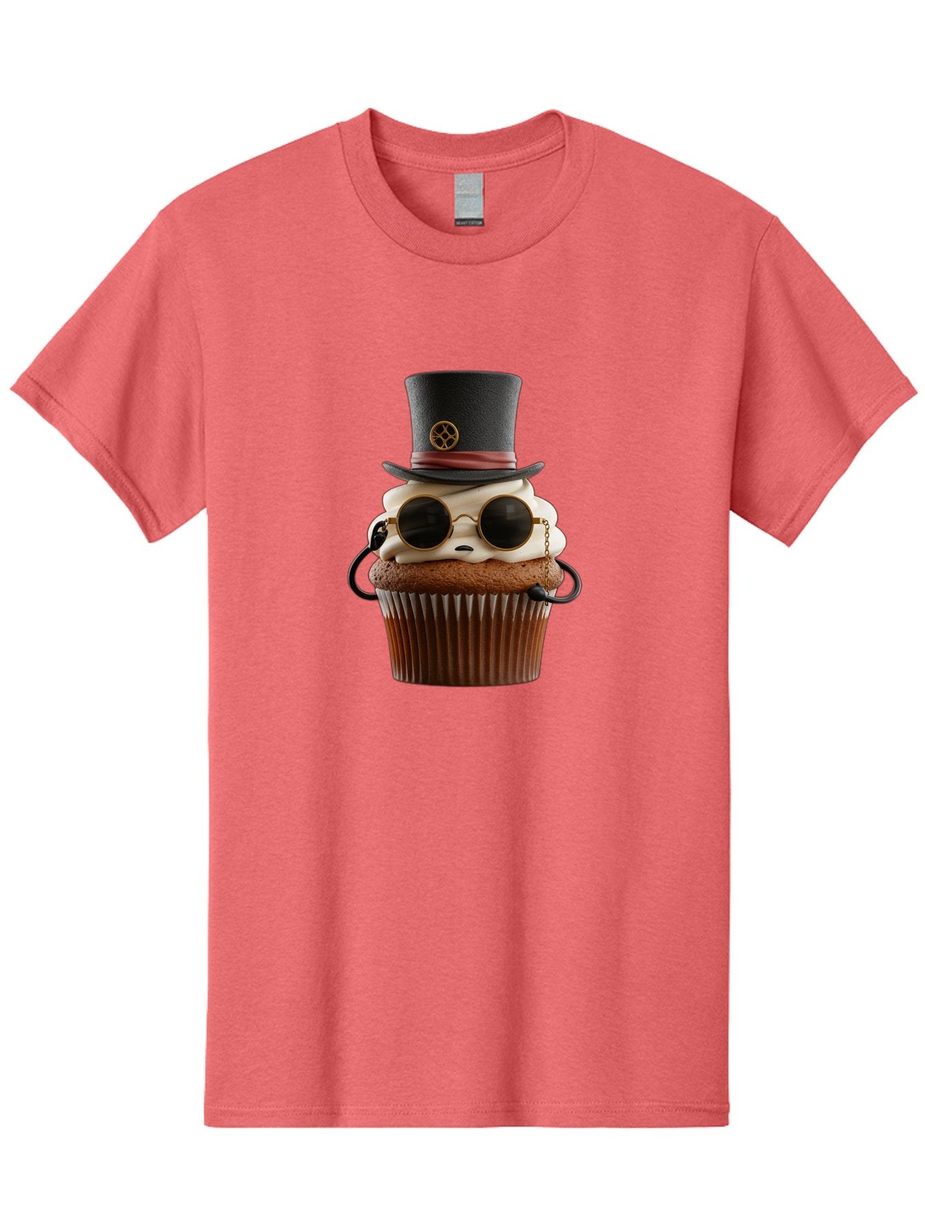 Cupcake-With-Top-Hat-And-Sunglasses Men'S Graphic Tee, 100% Cotton, Comfortable Casual Summer Wear, Machine Washable, Vintage Camera, Old Camera, Antique Camera, Black Camera, Classic Photography, Photography Equipment, Nostalgic Device, Bah879 5