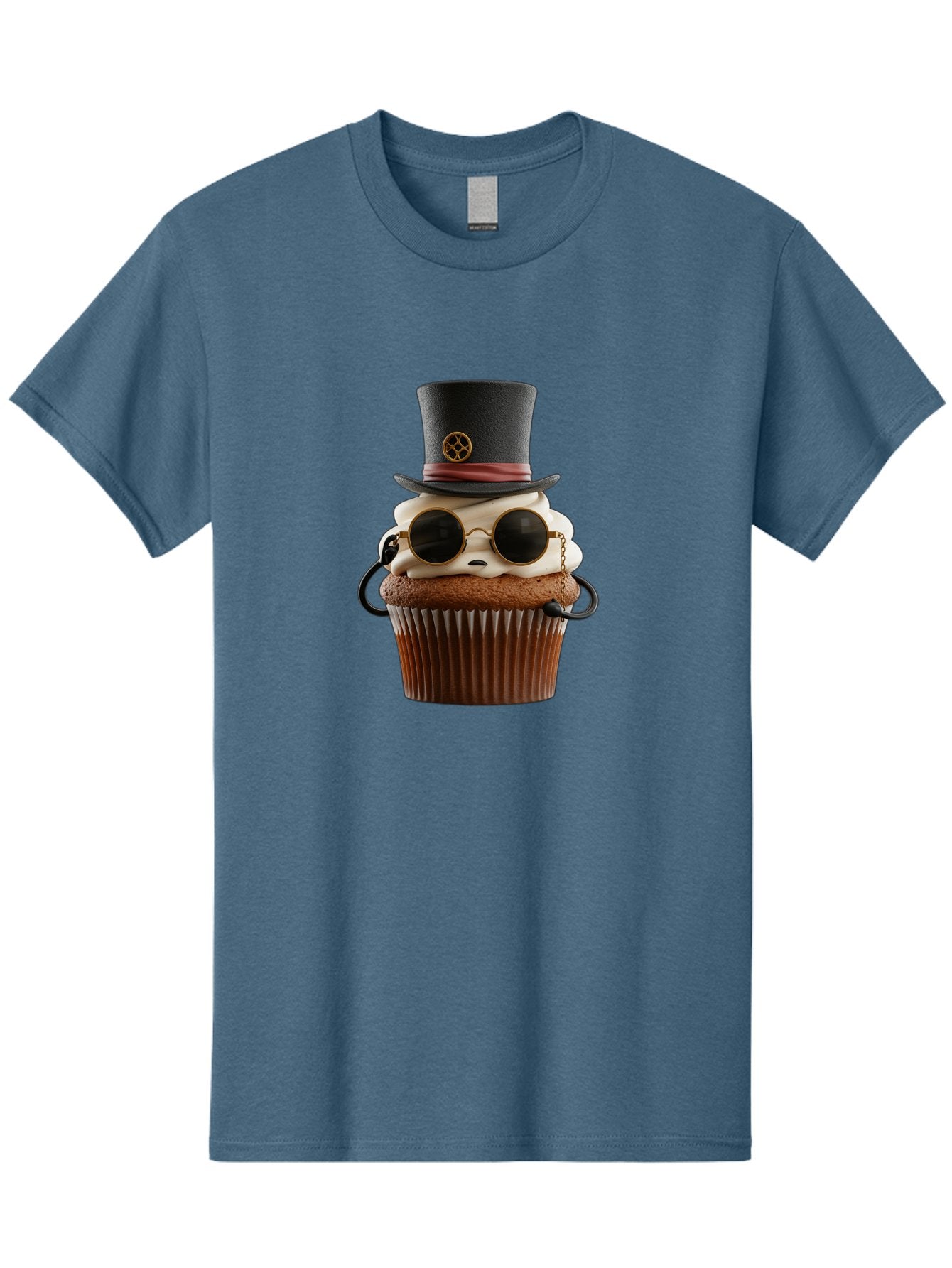 Cupcake-With-Top-Hat-And-Sunglasses Men'S Graphic Tee, 100% Cotton, Comfortable Casual Summer Wear, Machine Washable, Vintage Camera, Old Camera, Antique Camera, Black Camera, Classic Photography, Photography Equipment, Nostalgic Device, Bah879 15
