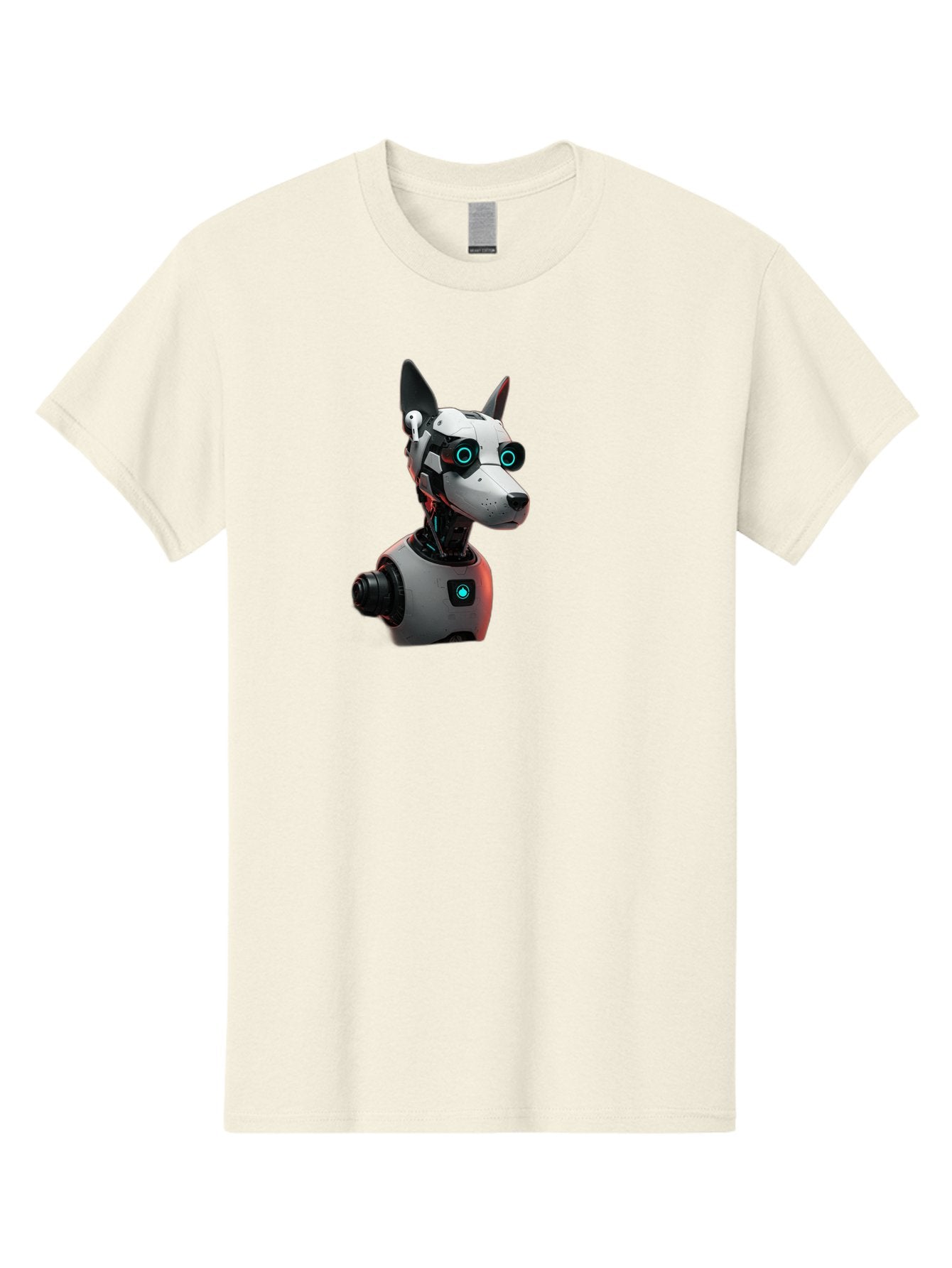 Cybernetic-Dog-Head Men'S Graphic Tee, 100% Cotton, Comfortable Casual Summer Wear, Machine Washable, Vintage Camera, Old Camera, Antique Camera, Black Camera, Classic Photography, Photography Equipment, Nostalgic Device, Film Camera, Bah887 4