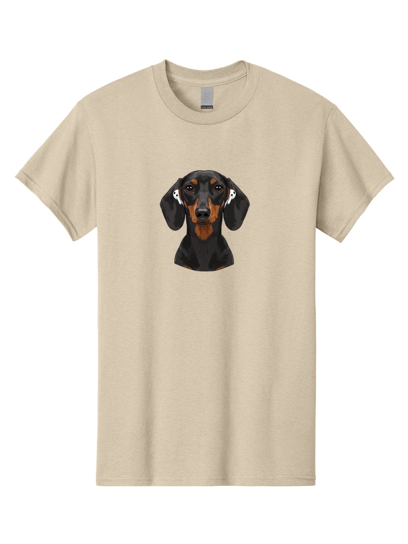 Dachshund-With-Airpods Men'S Graphic Tee, 100% Cotton, Comfortable Casual Summer Wear, Machine Washable, Vintage Camera, Old Camera, Antique Camera, Black Camera, Classic Photography, Photography Equipment, Nostalgic Device, Film Camera, Bah892 4