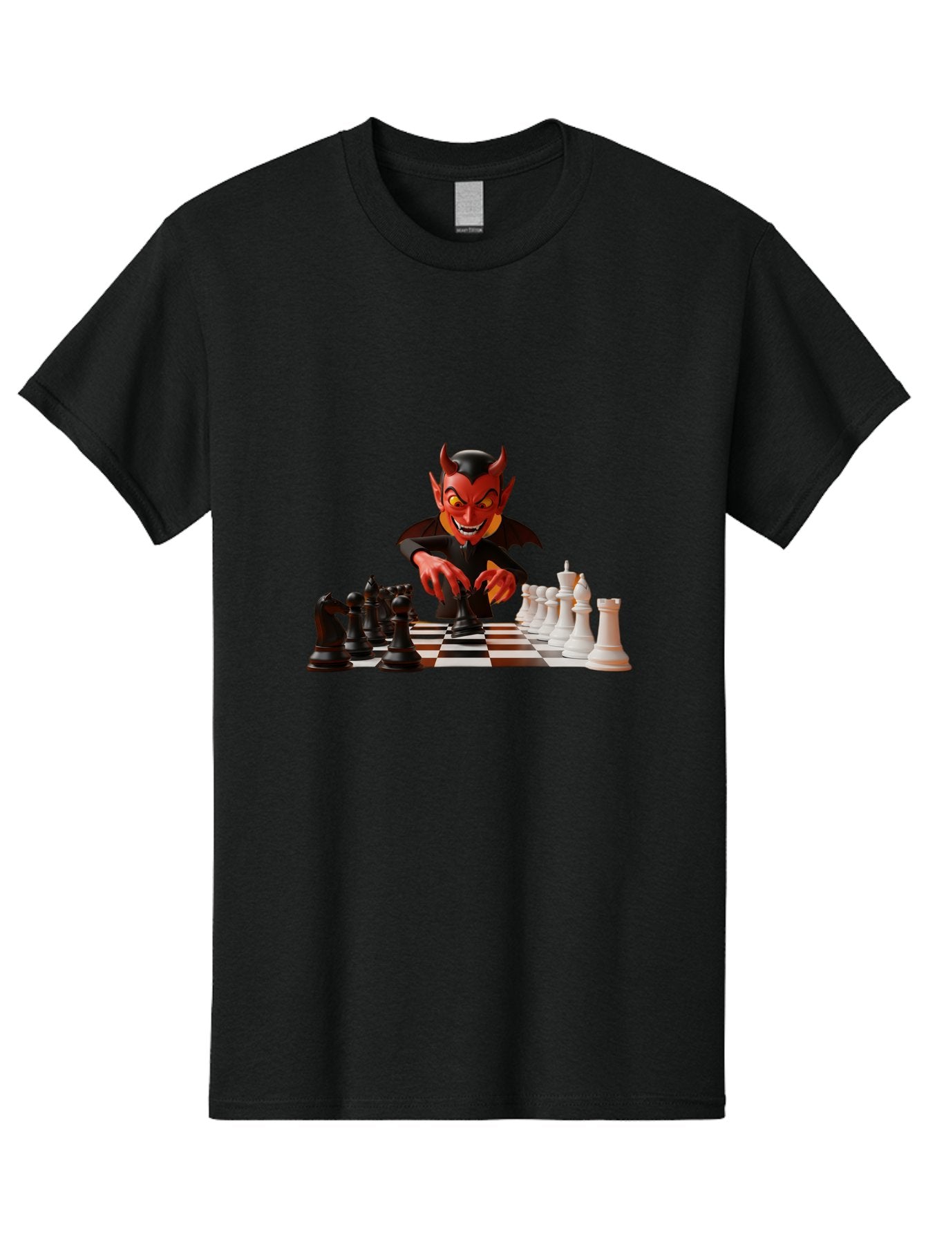 Devil-Playing-Chess Men'S Graphic Tee, 100% Cotton, Comfortable Casual Summer Wear, Machine Washable, Vintage Camera, Old Camera, Antique Camera, Black Camera, Classic Photography, Photography Equipment, Nostalgic Device, Film Camera, Bah902 14