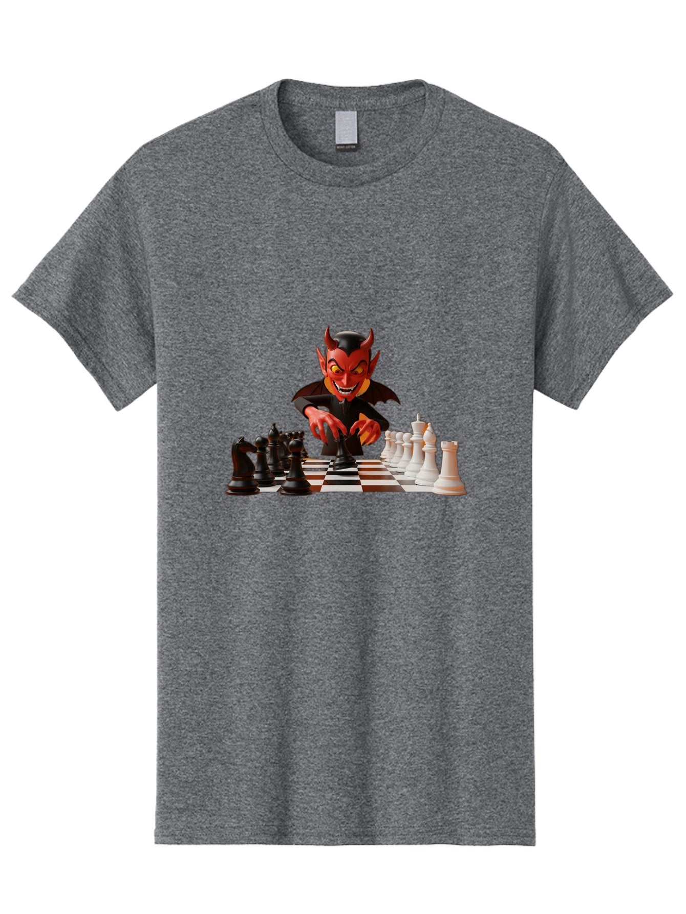 Devil-Playing-Chess Men'S Graphic Tee, 100% Cotton, Comfortable Casual Summer Wear, Machine Washable, Vintage Camera, Old Camera, Antique Camera, Black Camera, Classic Photography, Photography Equipment, Nostalgic Device, Film Camera, Bah902 7