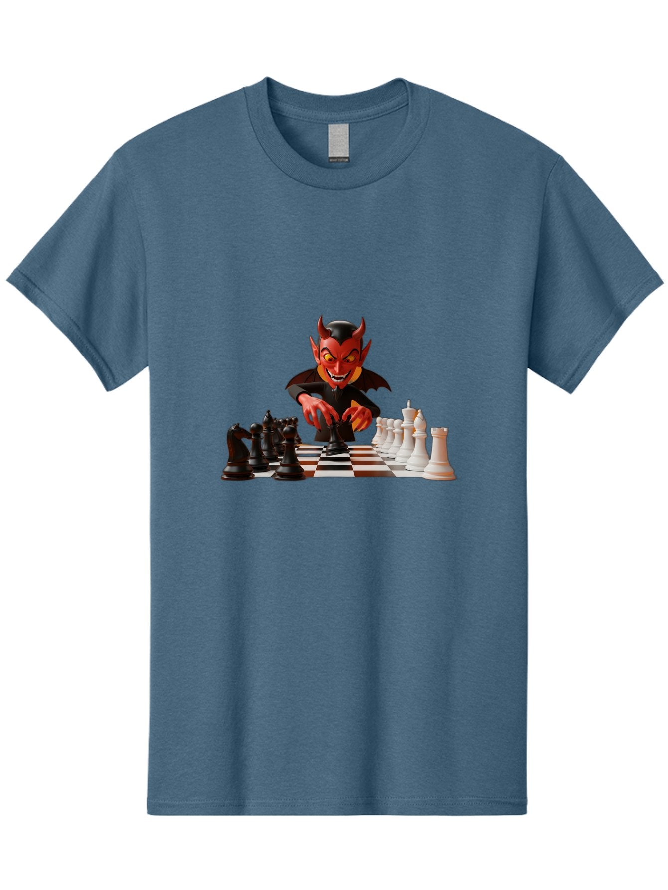 Devil-Playing-Chess Men'S Graphic Tee, 100% Cotton, Comfortable Casual Summer Wear, Machine Washable, Vintage Camera, Old Camera, Antique Camera, Black Camera, Classic Photography, Photography Equipment, Nostalgic Device, Film Camera, Bah902
