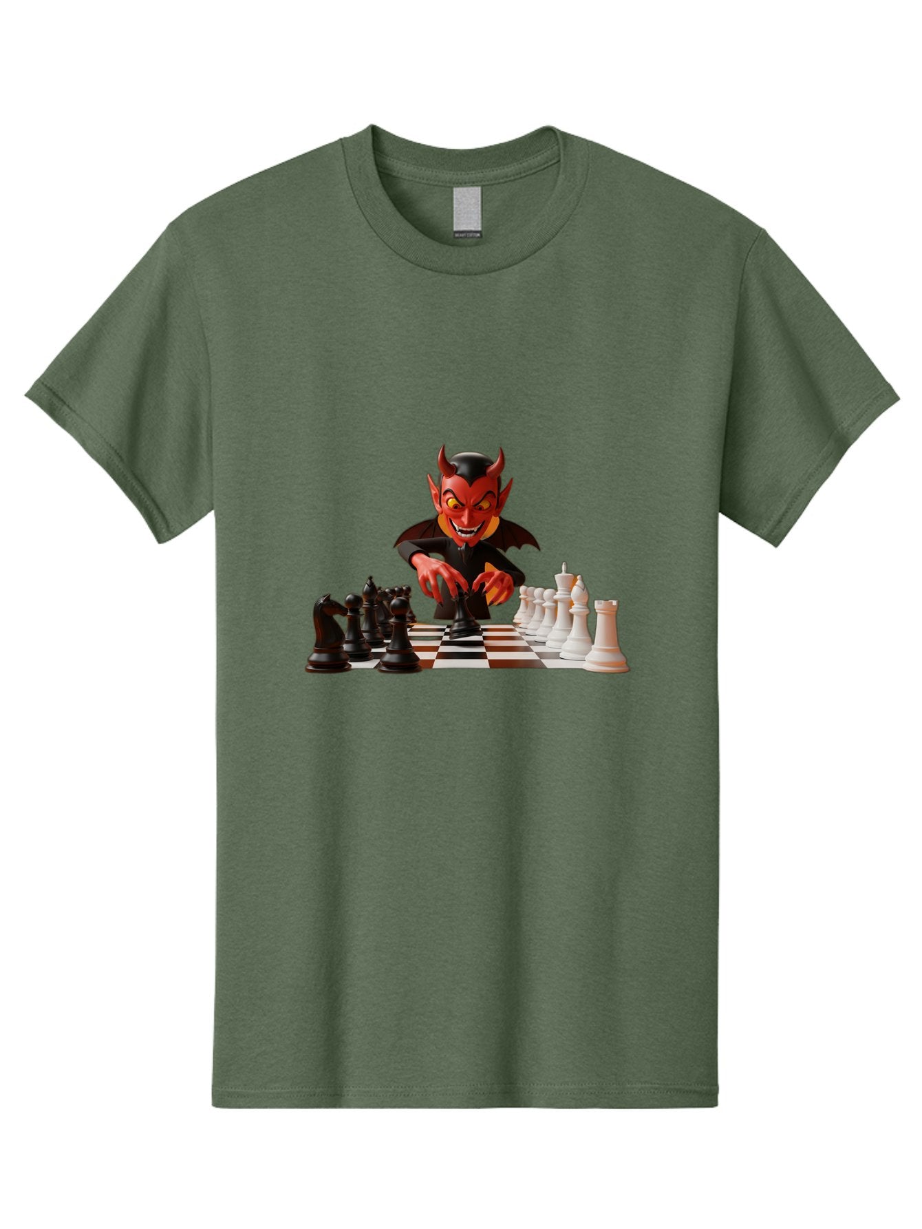 Devil-Playing-Chess Men'S Graphic Tee, 100% Cotton, Comfortable Casual Summer Wear, Machine Washable, Vintage Camera, Old Camera, Antique Camera, Black Camera, Classic Photography, Photography Equipment, Nostalgic Device, Film Camera, Bah902 15
