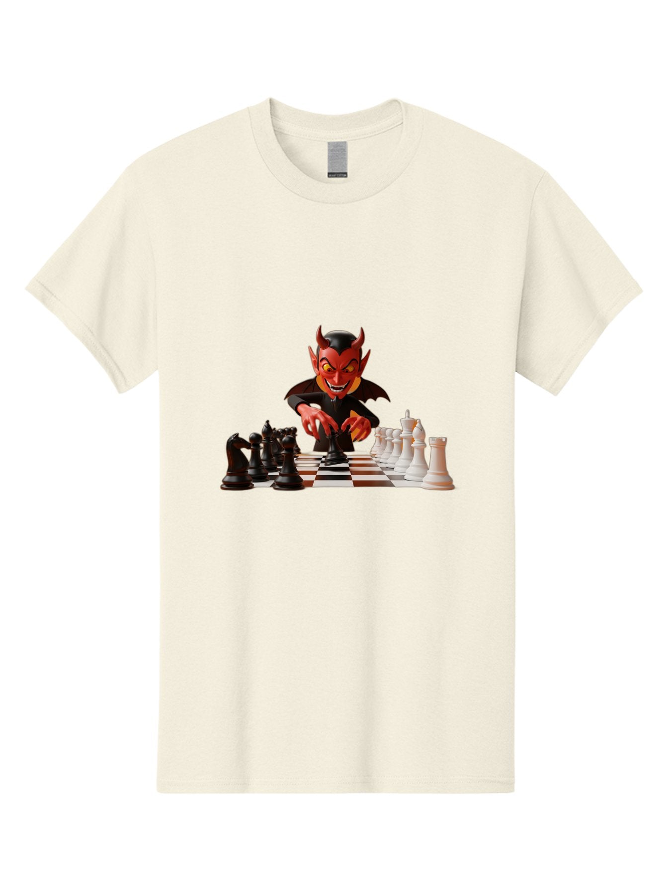 Devil-Playing-Chess Men'S Graphic Tee, 100% Cotton, Comfortable Casual Summer Wear, Machine Washable, Vintage Camera, Old Camera, Antique Camera, Black Camera, Classic Photography, Photography Equipment, Nostalgic Device, Film Camera, Bah902 10