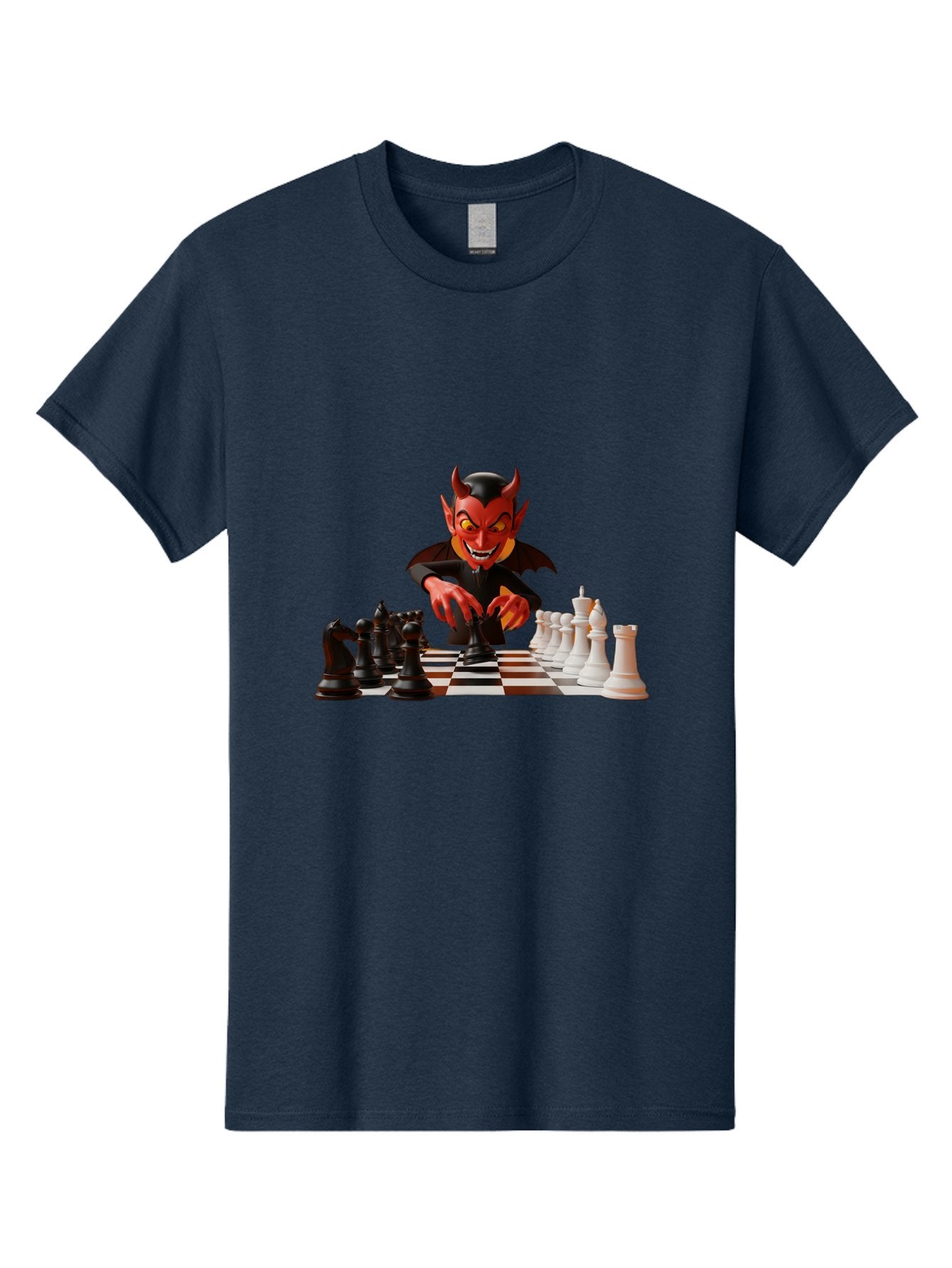 Devil-Playing-Chess Men'S Graphic Tee, 100% Cotton, Comfortable Casual Summer Wear, Machine Washable, Vintage Camera, Old Camera, Antique Camera, Black Camera, Classic Photography, Photography Equipment, Nostalgic Device, Film Camera, Bah902 11