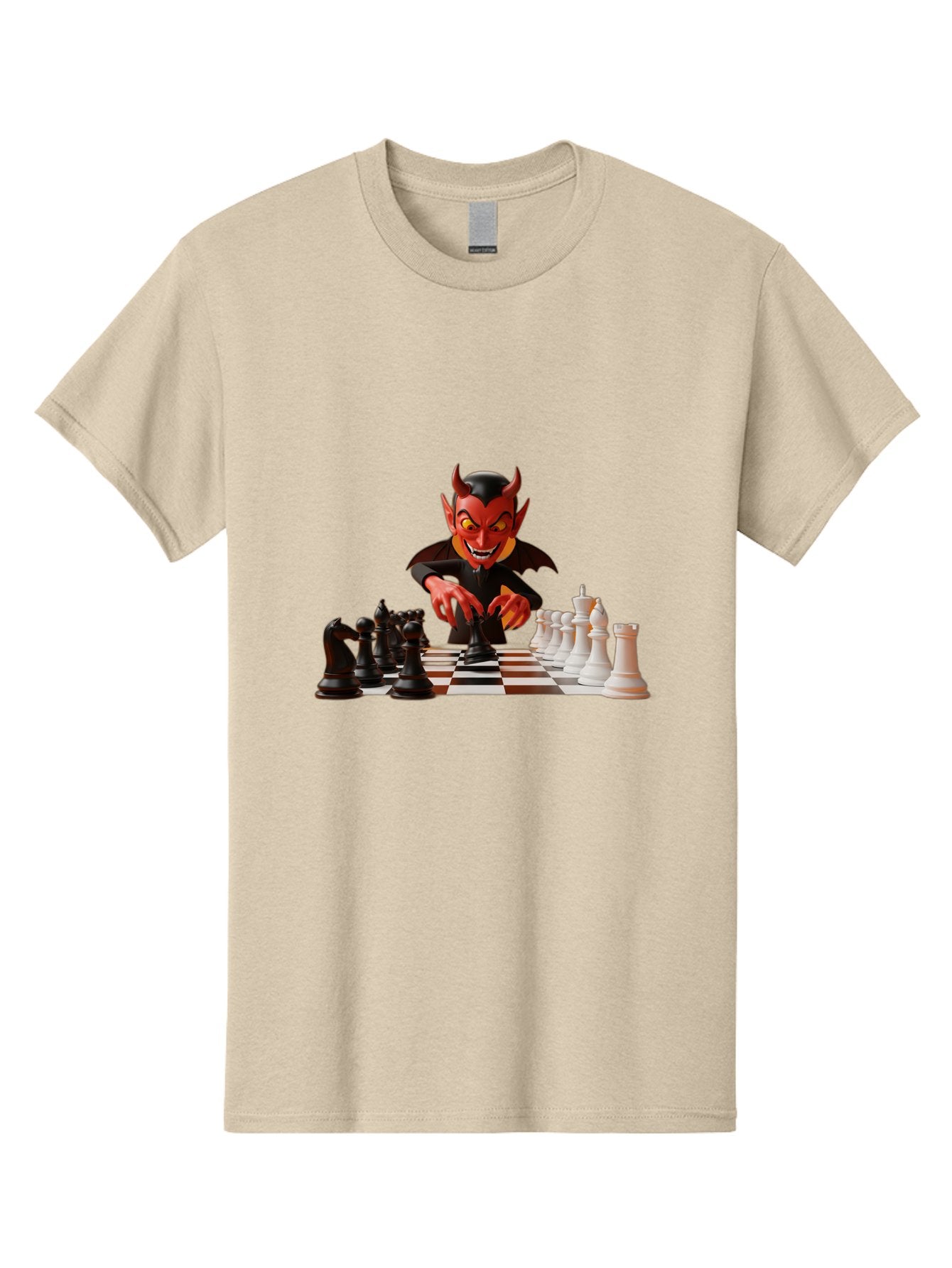 Devil-Playing-Chess Men'S Graphic Tee, 100% Cotton, Comfortable Casual Summer Wear, Machine Washable, Vintage Camera, Old Camera, Antique Camera, Black Camera, Classic Photography, Photography Equipment, Nostalgic Device, Film Camera, Bah902 6