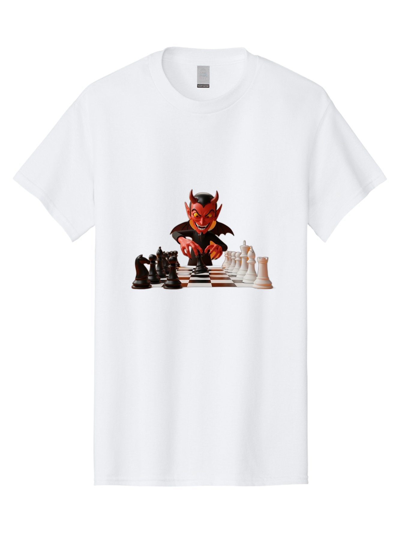 Devil-Playing-Chess Men'S Graphic Tee, 100% Cotton, Comfortable Casual Summer Wear, Machine Washable, Vintage Camera, Old Camera, Antique Camera, Black Camera, Classic Photography, Photography Equipment, Nostalgic Device, Film Camera, Bah902 4
