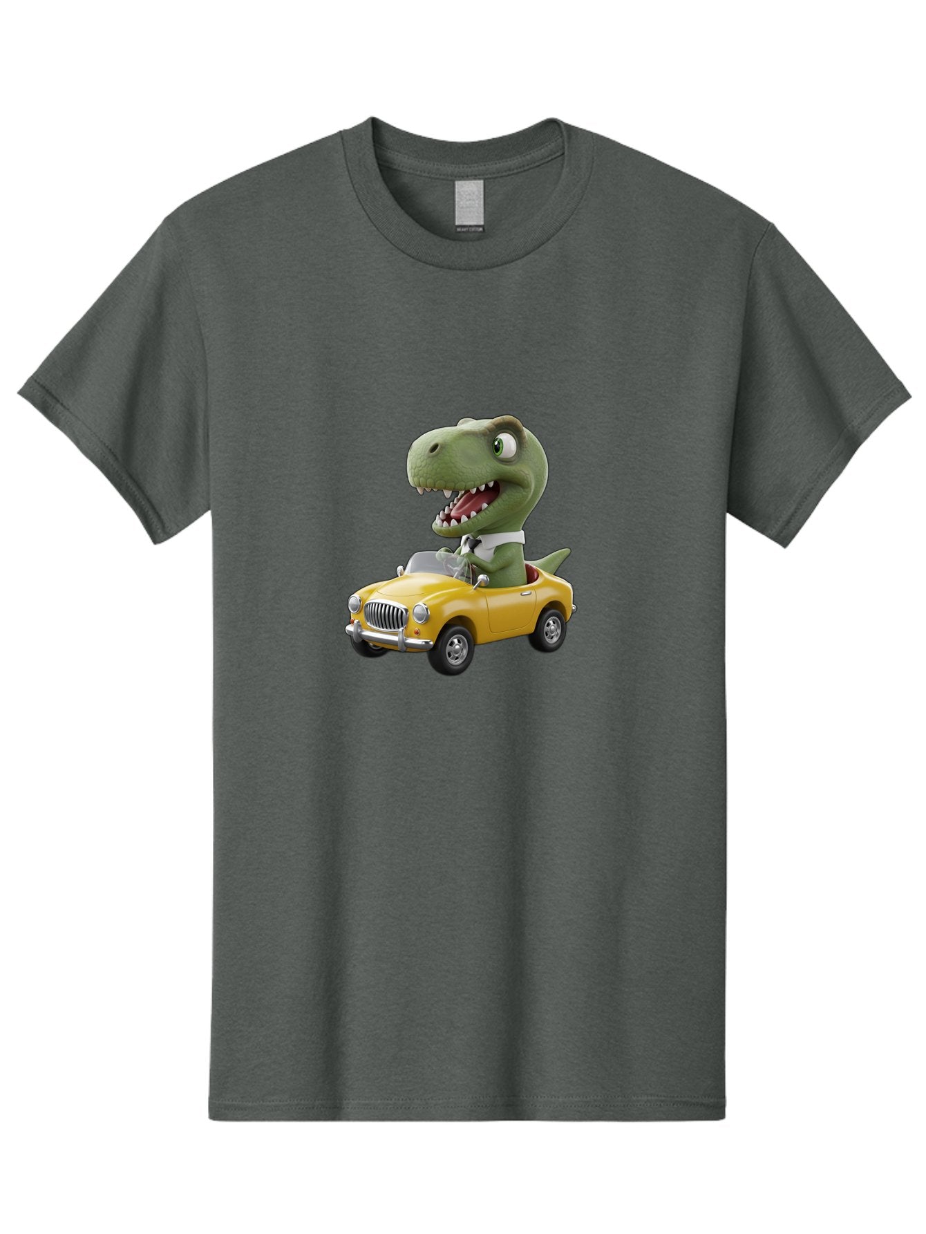 Dino-Driving-Convertible Men'S Graphic Tee, 100% Cotton, Comfortable Casual Summer Wear, Machine Washable, Vintage Camera, Old Camera, Antique Camera, Black Camera, Classic Photography, Photography Equipment, Nostalgic Device, Film Camera, Bah909 9