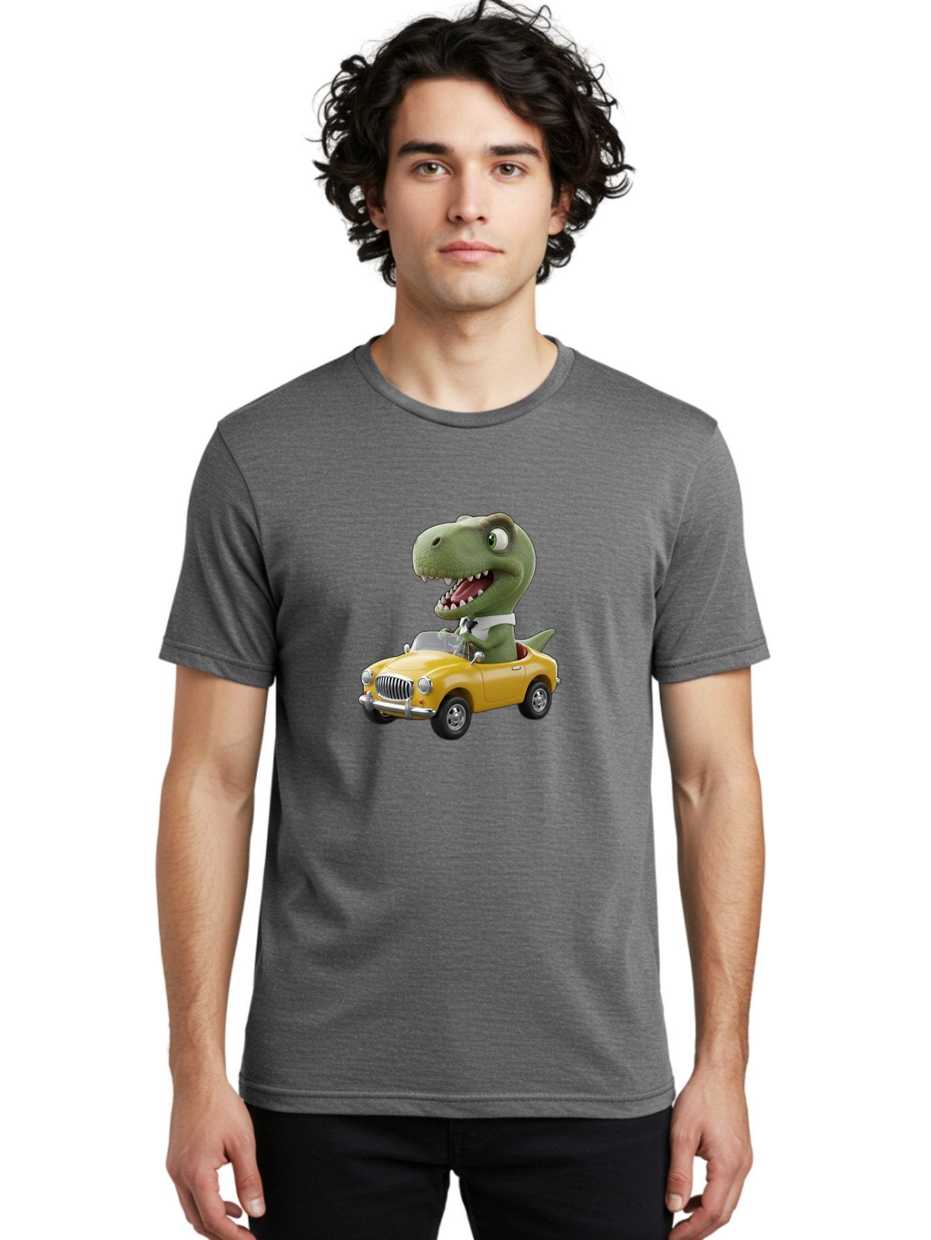 Dino-Driving-Convertible Men'S Graphic Tee, 100% Cotton, Comfortable Casual Summer Wear, Machine Washable, Vintage Camera, Old Camera, Antique Camera, Black Camera, Classic Photography, Photography Equipment, Nostalgic Device, Film Camera, Bah909 27