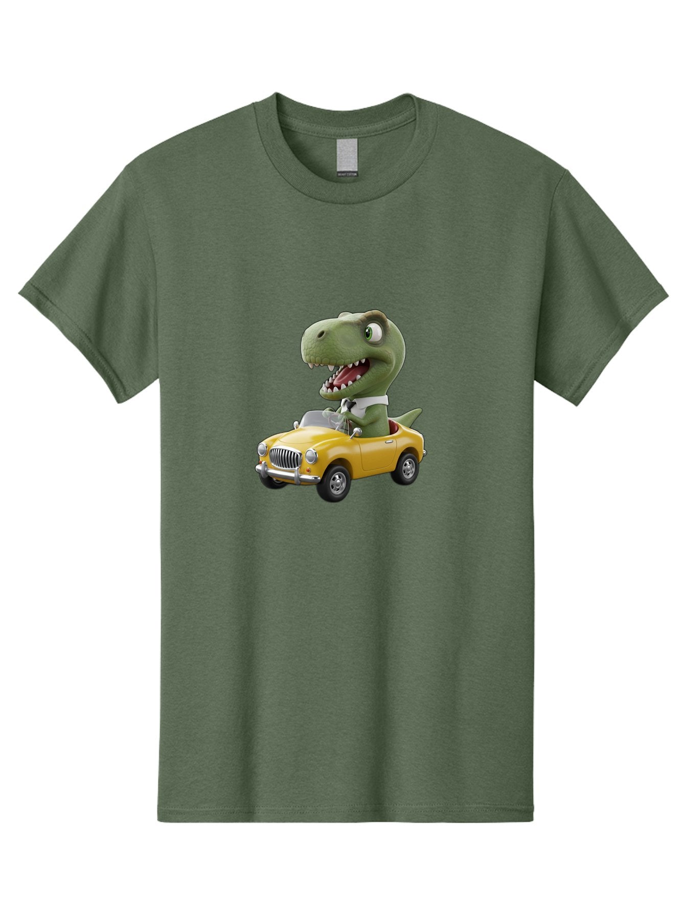 Dino-Driving-Convertible Men'S Graphic Tee, 100% Cotton, Comfortable Casual Summer Wear, Machine Washable, Vintage Camera, Old Camera, Antique Camera, Black Camera, Classic Photography, Photography Equipment, Nostalgic Device, Film Camera, Bah909 4
