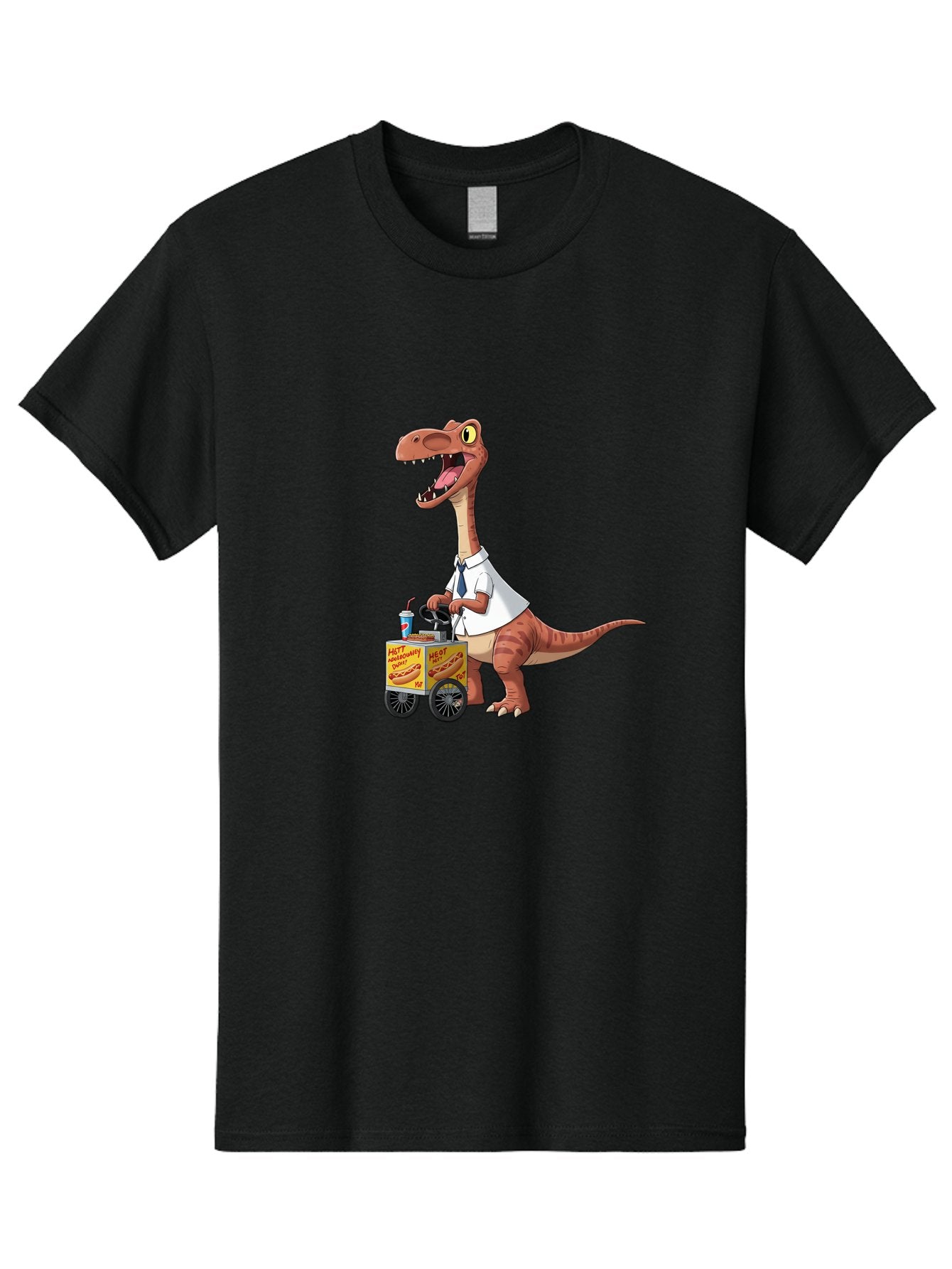 Dino-Hot-Dog-Cart Men'S Graphic Tee, 100% Cotton, Comfortable Casual Summer Wear, Machine Washable, Vintage Camera, Old Camera, Antique Camera, Black Camera, Classic Photography, Photography Equipment, Nostalgic Device, Film Camera, Camera Art Bah911 10