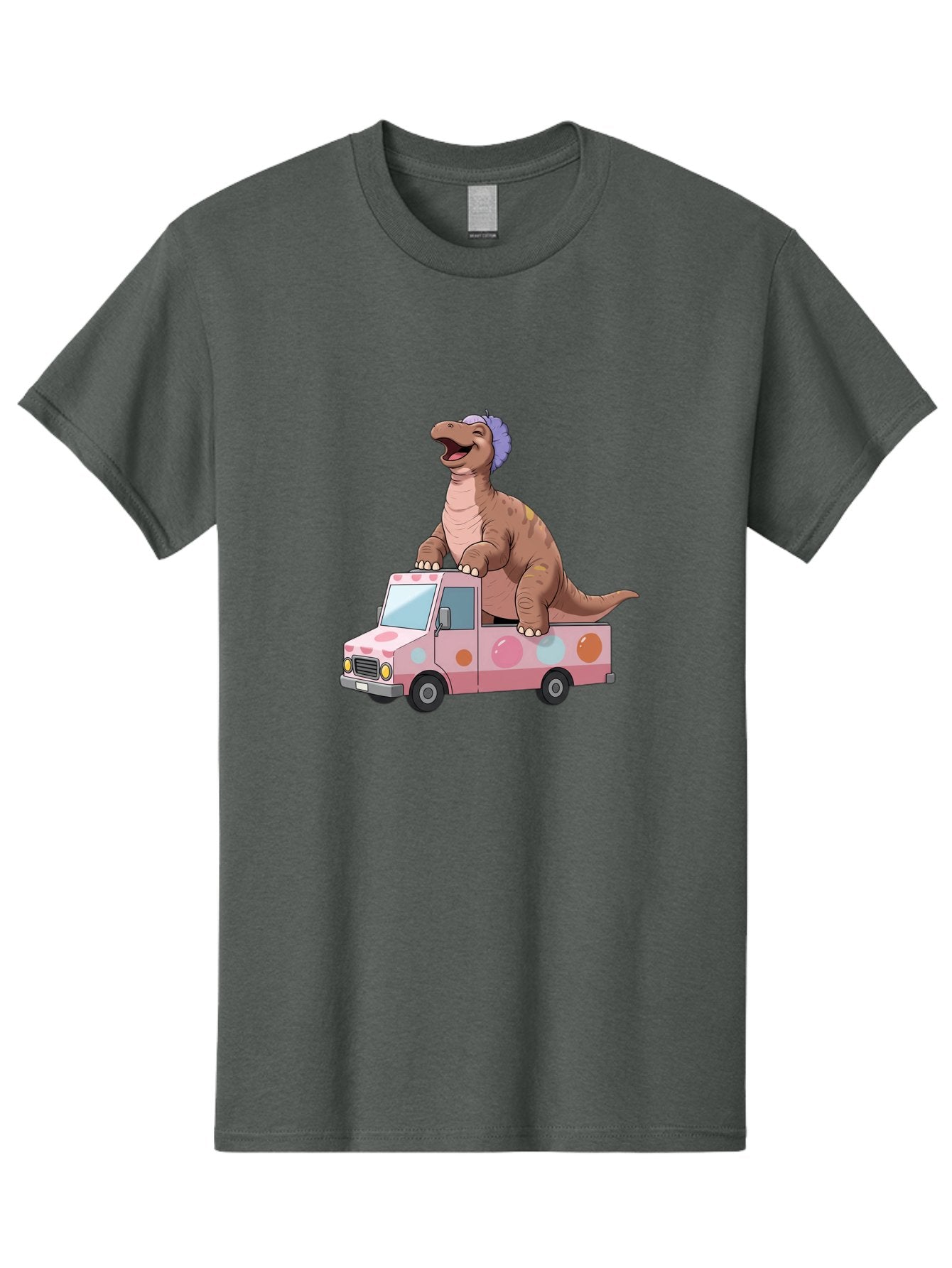 Dino-Ice-Cream-Truck Men'S Graphic Tee, 100% Cotton, Comfortable Casual Summer Wear, Machine Washable, Vintage Camera, Old Camera, Antique Camera, Black Camera, Classic Photography, Photography Equipment, Nostalgic Device, Film Camera, Bah912 6