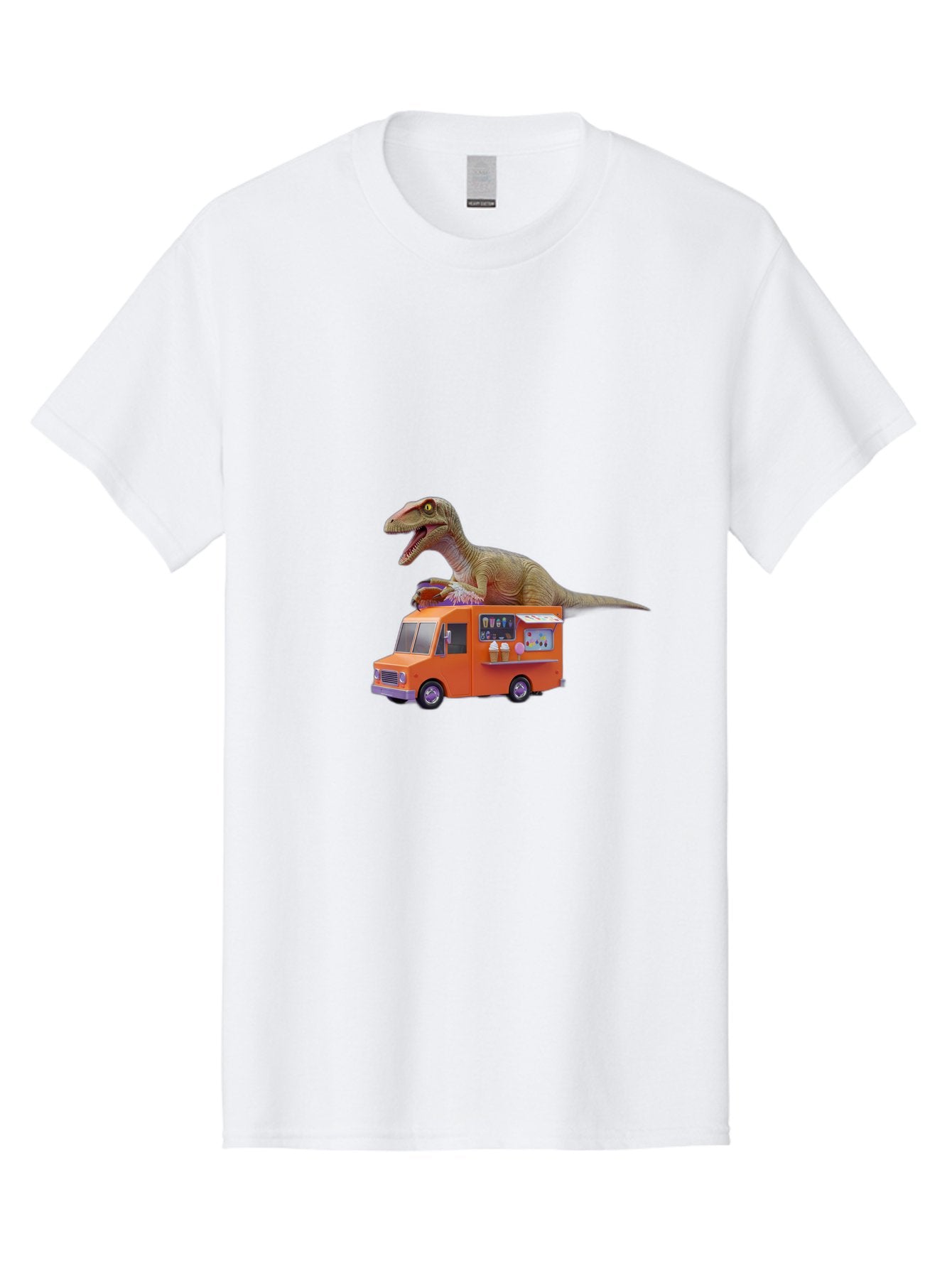 Dino-Ice-Cream Men'S Graphic Tee, 100% Cotton, Comfortable Casual Summer Wear, Machine Washable, Vintage Camera, Old Camera, Antique Camera, Black Camera, Classic Photography, Photography Equipment, Nostalgic Device, Film Camera, Camera Art Bah913 3