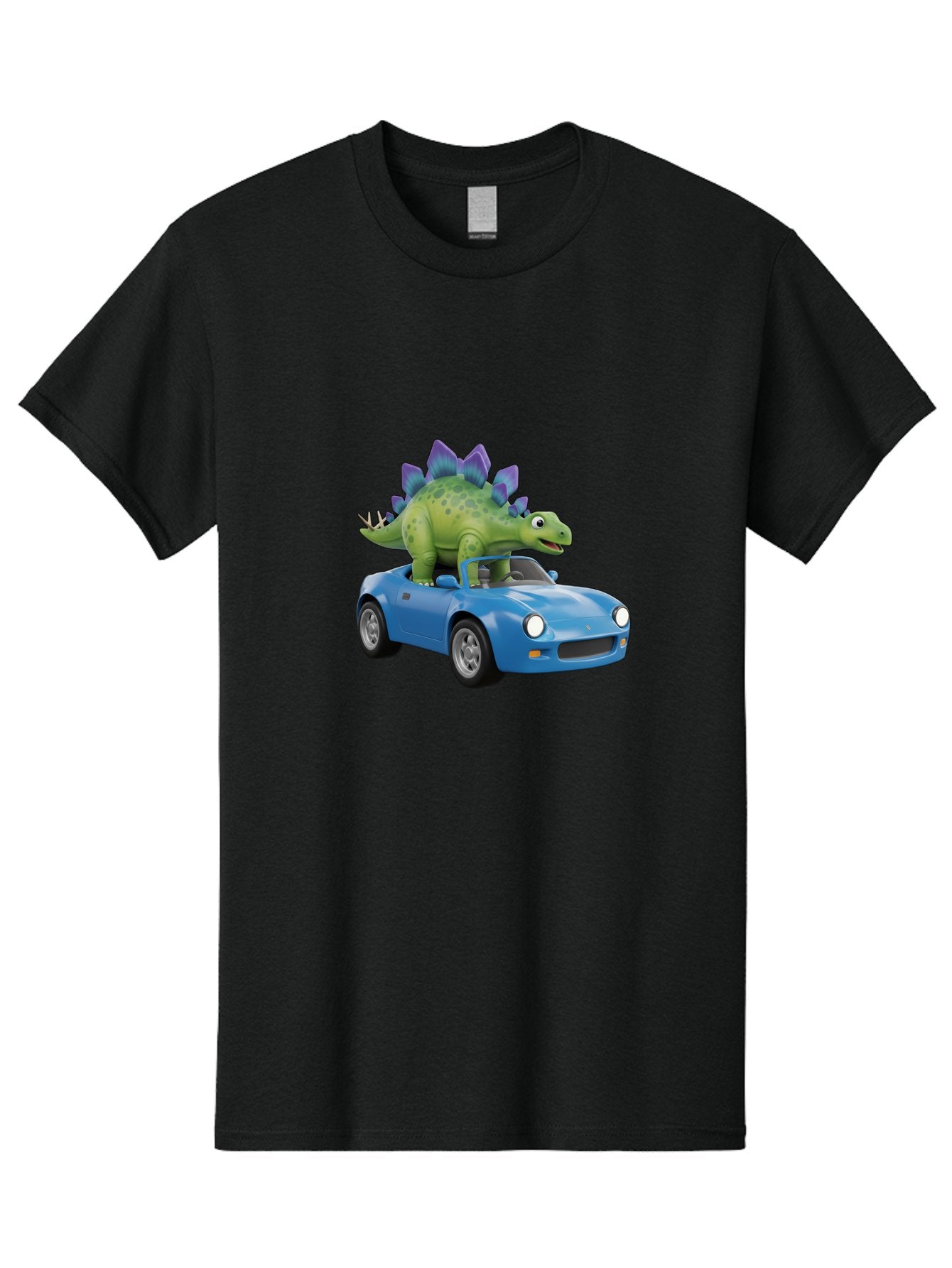 Dino-In-Blue-Car Men'S Graphic Tee, 100% Cotton, Comfortable Casual Summer Wear, Machine Washable, Vintage Camera, Old Camera, Antique Camera, Black Camera, Classic Photography, Photography Equipment, Nostalgic Device, Film Camera, Camera Art Bah914 9