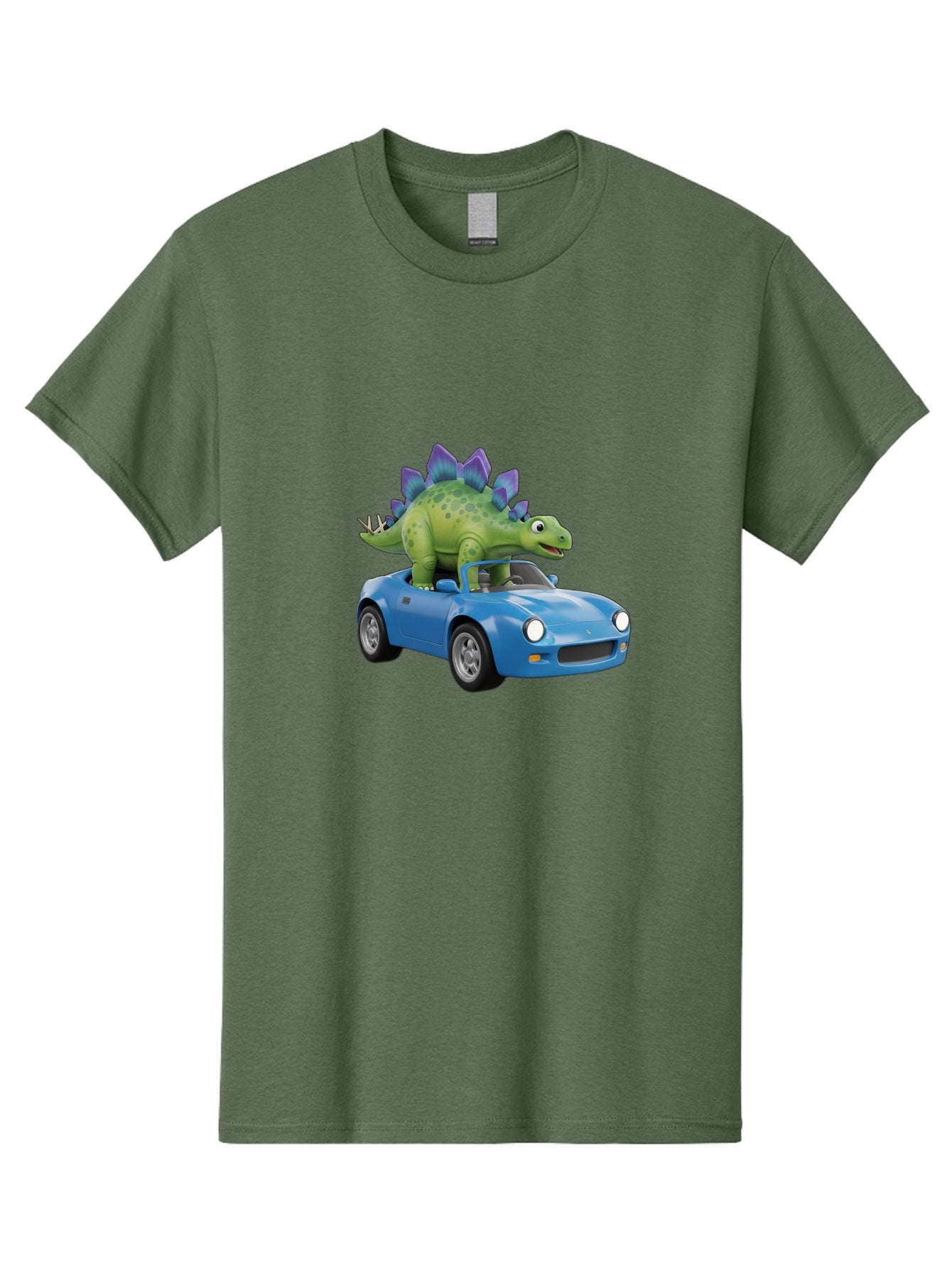 Dino-In-Blue-Car Men'S Graphic Tee, 100% Cotton, Comfortable Casual Summer Wear, Machine Washable, Vintage Camera, Old Camera, Antique Camera, Black Camera, Classic Photography, Photography Equipment, Nostalgic Device, Film Camera, Camera Art Bah914