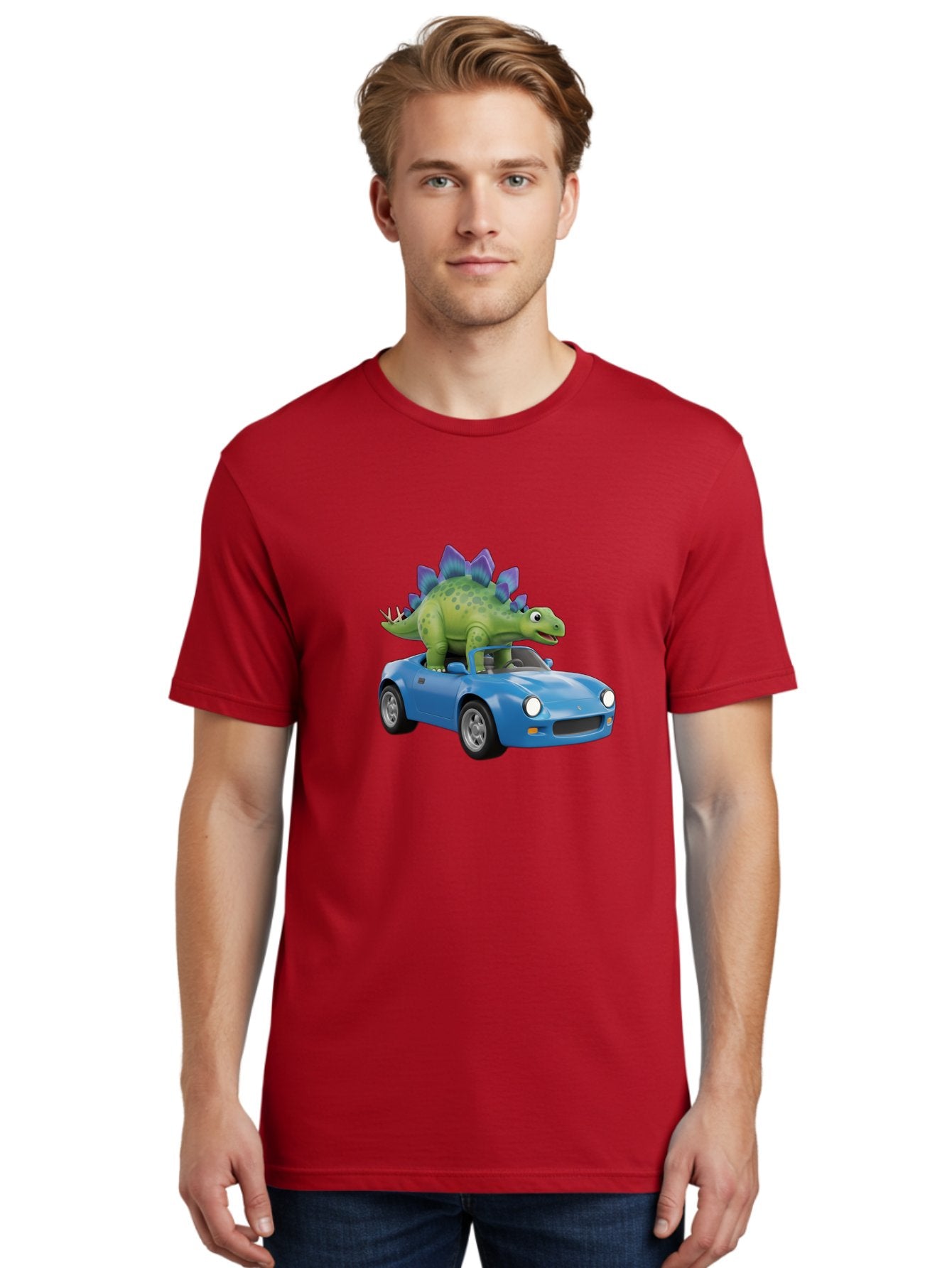 Dino-In-Blue-Car Men'S Graphic Tee, 100% Cotton, Comfortable Casual Summer Wear, Machine Washable, Vintage Camera, Old Camera, Antique Camera, Black Camera, Classic Photography, Photography Equipment, Nostalgic Device, Film Camera, Camera Art Bah914 17