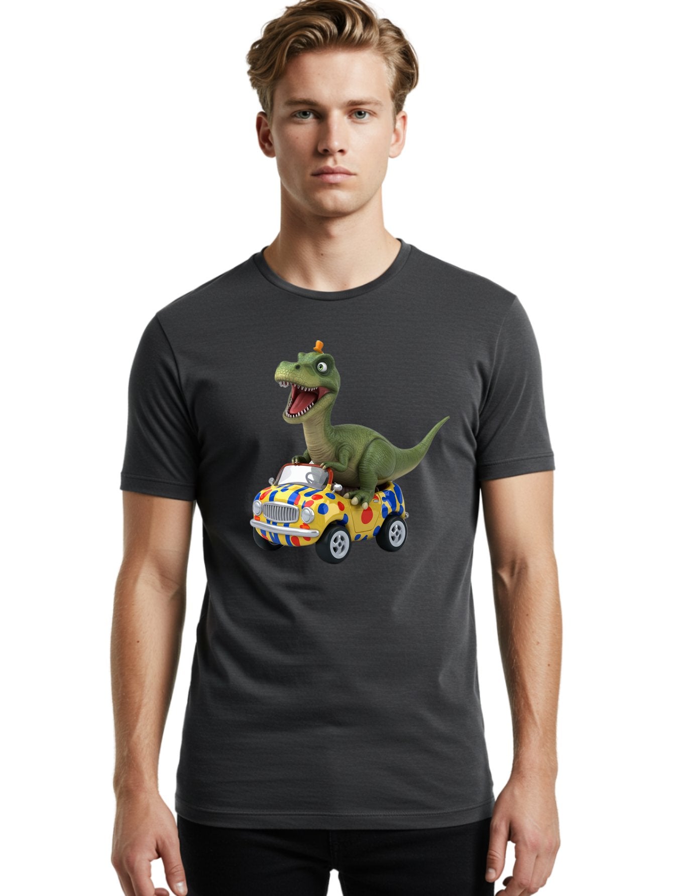 Dino-In-Car Men'S Graphic Tee, 100% Cotton, Comfortable Casual Summer Wear, Machine Washable, Vintage Camera, Old Camera, Antique Camera, Black Camera, Classic Photography, Photography Equipment, Nostalgic Device, Film Camera, Camera Art Bah915 22