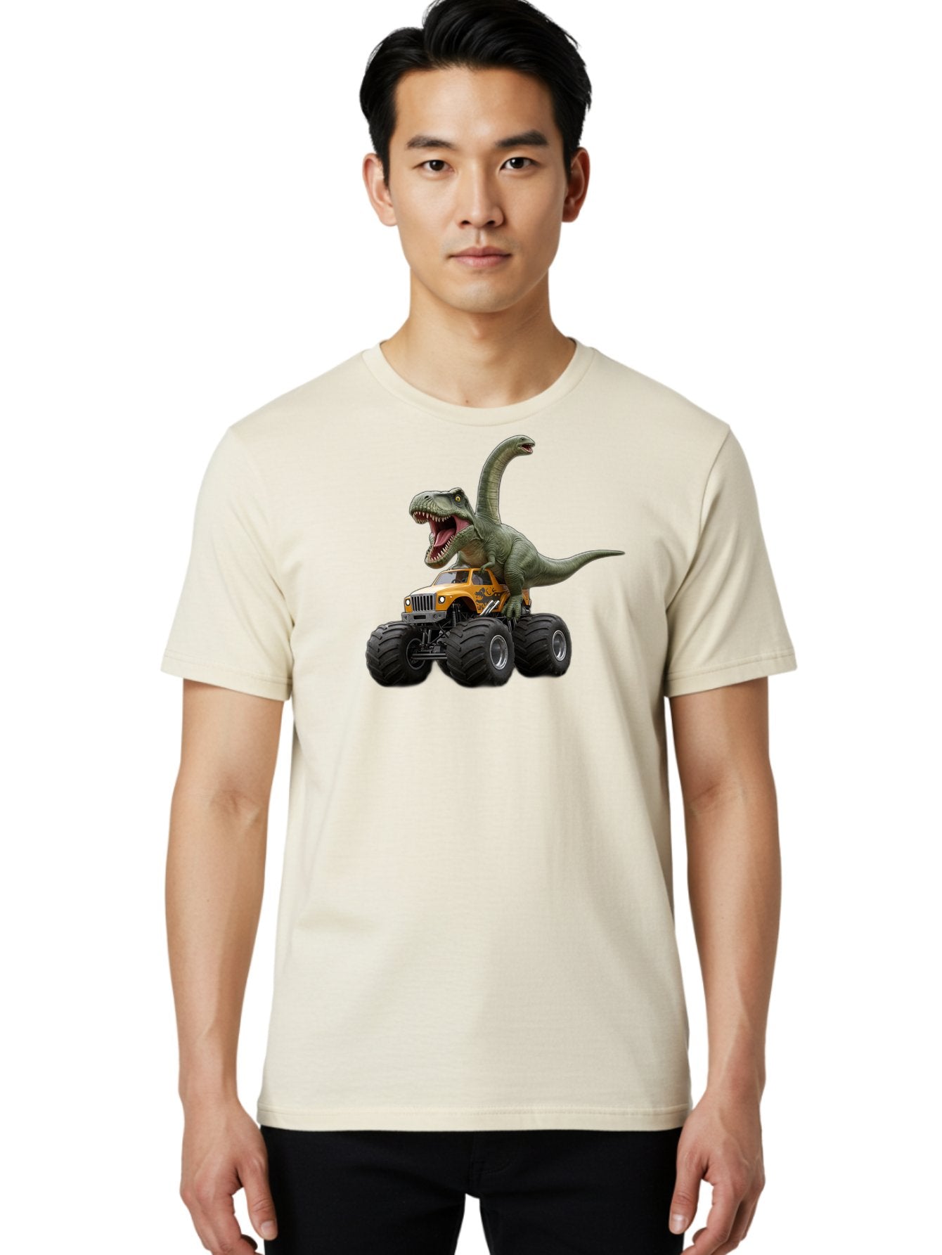 Dino-Truck Men'S Graphic Tee, 100% Cotton, Comfortable Casual Summer Wear, Machine Washable, Vintage Camera, Old Camera, Antique Camera, Black Camera, Classic Photography, Photography Equipment, Nostalgic Device, Film Camera, Camera Art Bah927 18