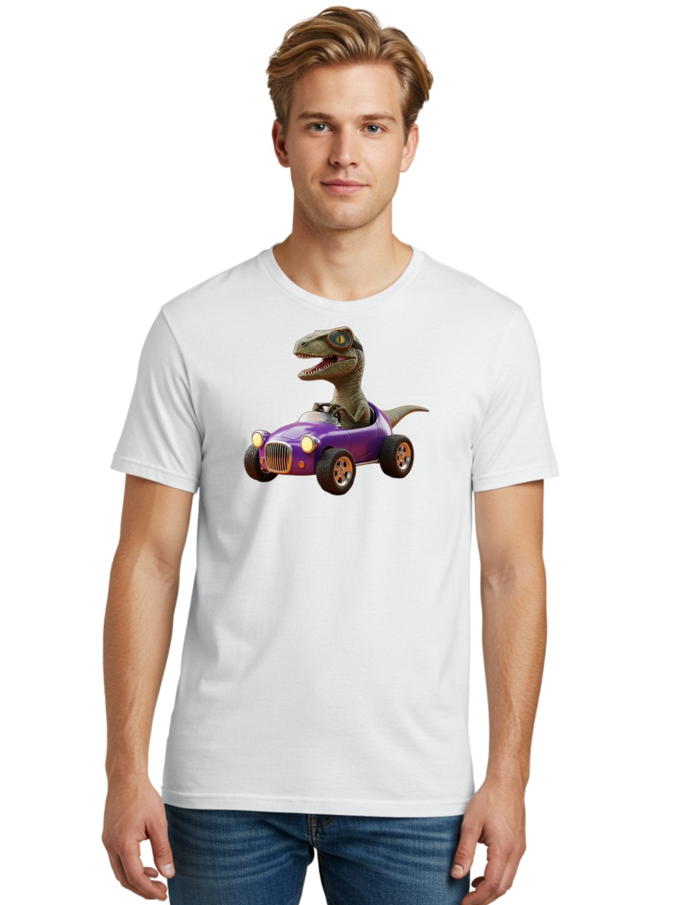 Dinosaur-In-Purple-Car Men'S Graphic Tee, 100% Cotton, Comfortable Casual Summer Wear, Machine Washable, Vintage Camera, Old Camera, Antique Camera, Black Camera, Classic Photography, Photography Equipment, Nostalgic Device, Film Camera, Bah932 20