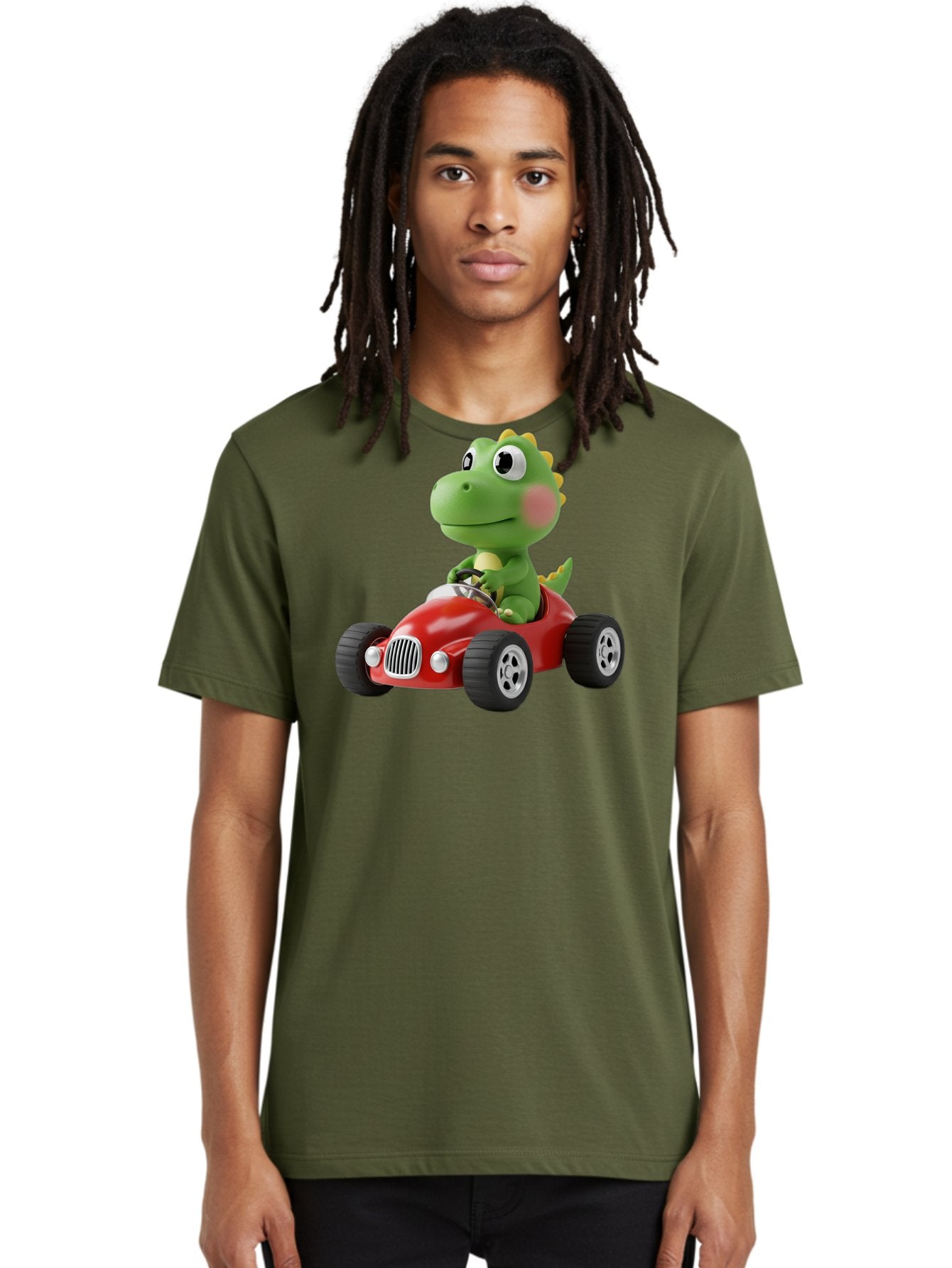 Dinosaur-Racing-Car Men'S Graphic Tee, 100% Cotton, Comfortable Casual Summer Wear, Machine Washable, Vintage Camera, Old Camera, Antique Camera, Black Camera, Classic Photography, Photography Equipment, Nostalgic Device, Film Camera, Bah933 24