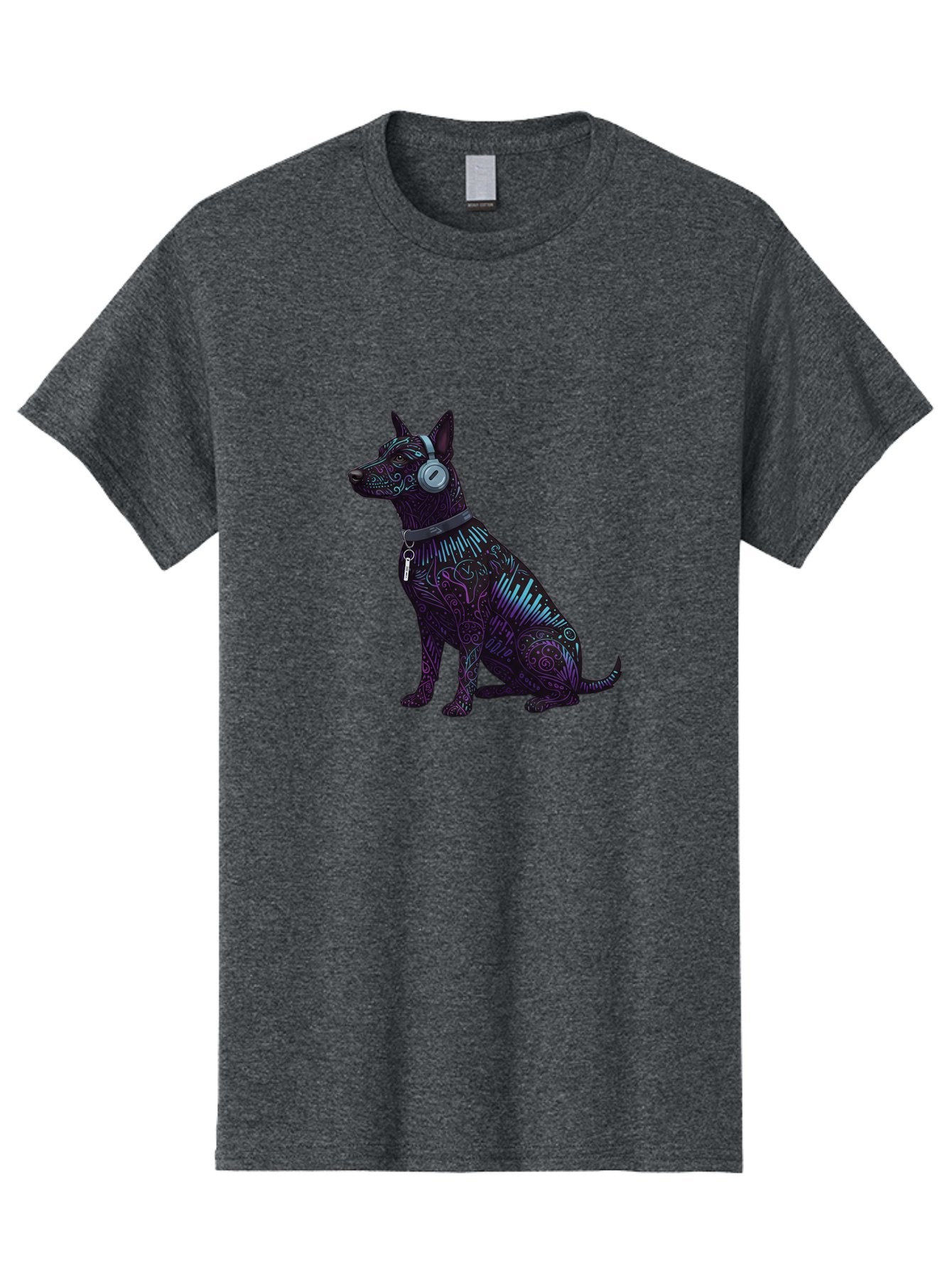 Dog-Wearing-Headphones-1 Men'S Graphic Tee, 100% Cotton, Comfortable Casual Summer Wear, Machine Washable, Vintage Camera, Old Camera, Antique Camera, Black Camera, Classic Photography, Photography Equipment, Nostalgic Device, Film Camera, Bah944