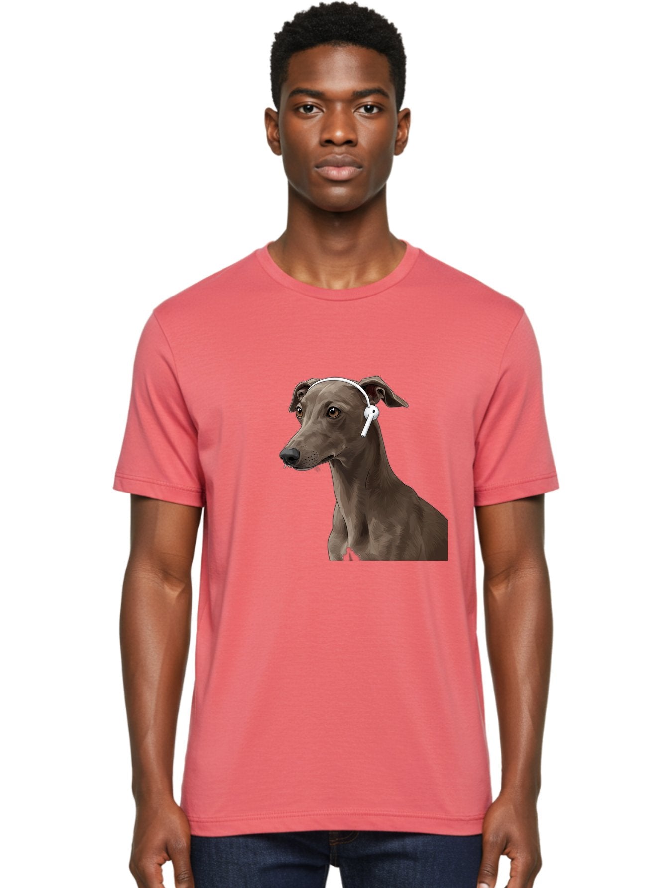 Dog-Wearing-Headphones Men'S Graphic Tee, 100% Cotton, Comfortable Casual Summer Wear, Machine Washable, Vintage Camera, Old Camera, Antique Camera, Black Camera, Classic Photography, Photography Equipment, Nostalgic Device, Film Camera, Bah945 25