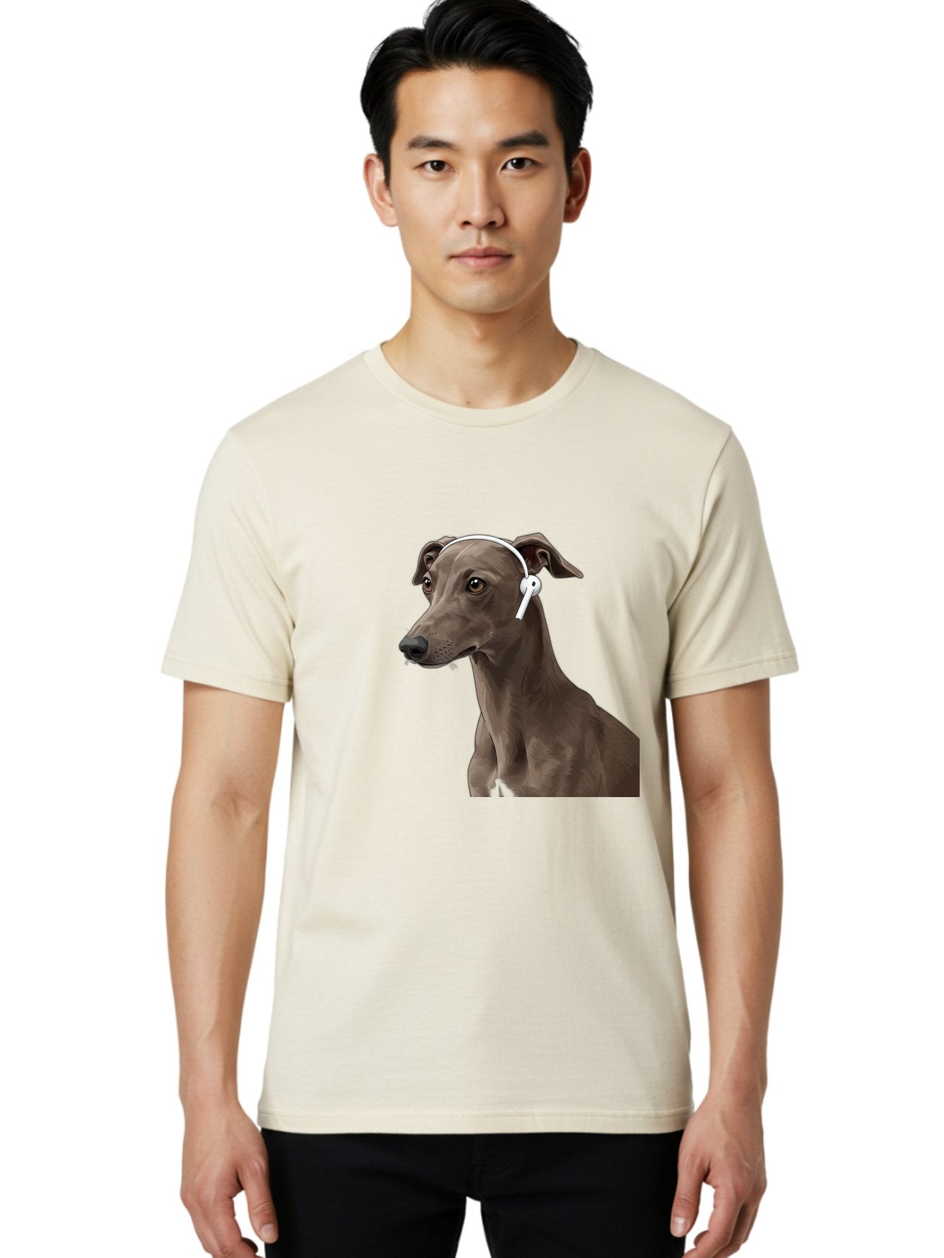 Dog-Wearing-Headphones Men'S Graphic Tee, 100% Cotton, Comfortable Casual Summer Wear, Machine Washable, Vintage Camera, Old Camera, Antique Camera, Black Camera, Classic Photography, Photography Equipment, Nostalgic Device, Film Camera, Bah945 27