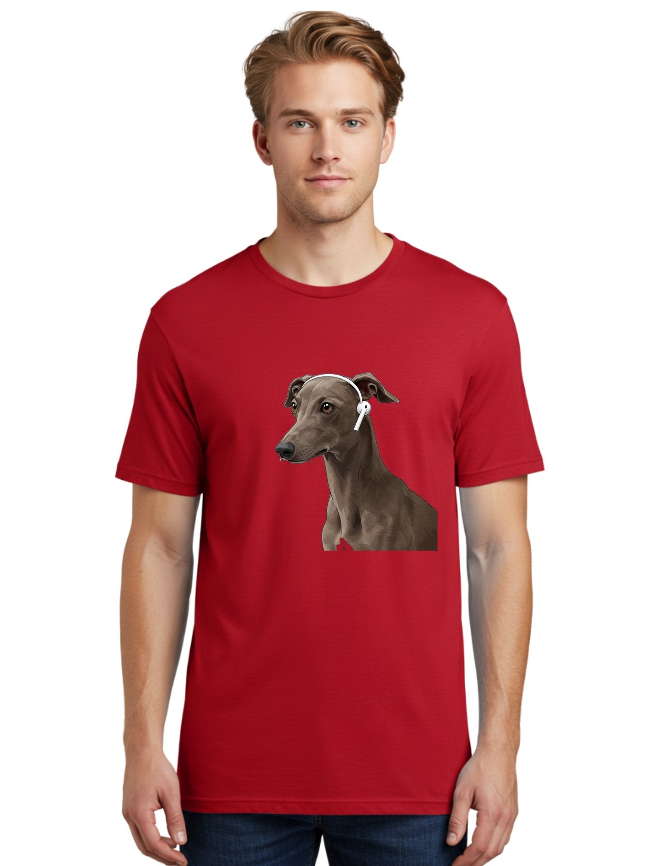 Dog-Wearing-Headphones Men'S Graphic Tee, 100% Cotton, Comfortable Casual Summer Wear, Machine Washable, Vintage Camera, Old Camera, Antique Camera, Black Camera, Classic Photography, Photography Equipment, Nostalgic Device, Film Camera, Bah945 26