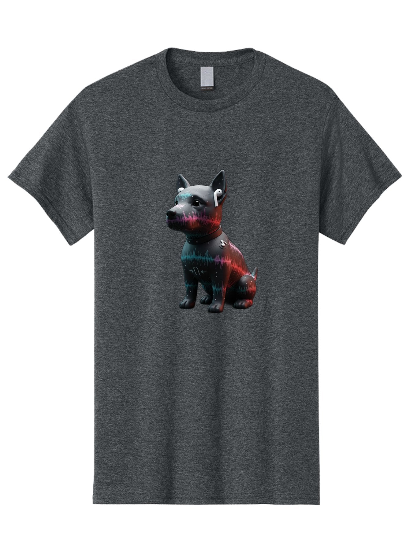 Dog-Wearing-Wireless-Earphones Men'S Graphic Tee, 100% Cotton, Comfortable Casual Summer Wear, Machine Washable, Vintage Camera, Old Camera, Antique Camera, Black Camera, Classic Photography, Photography Equipment, Nostalgic Device, Bah946 15