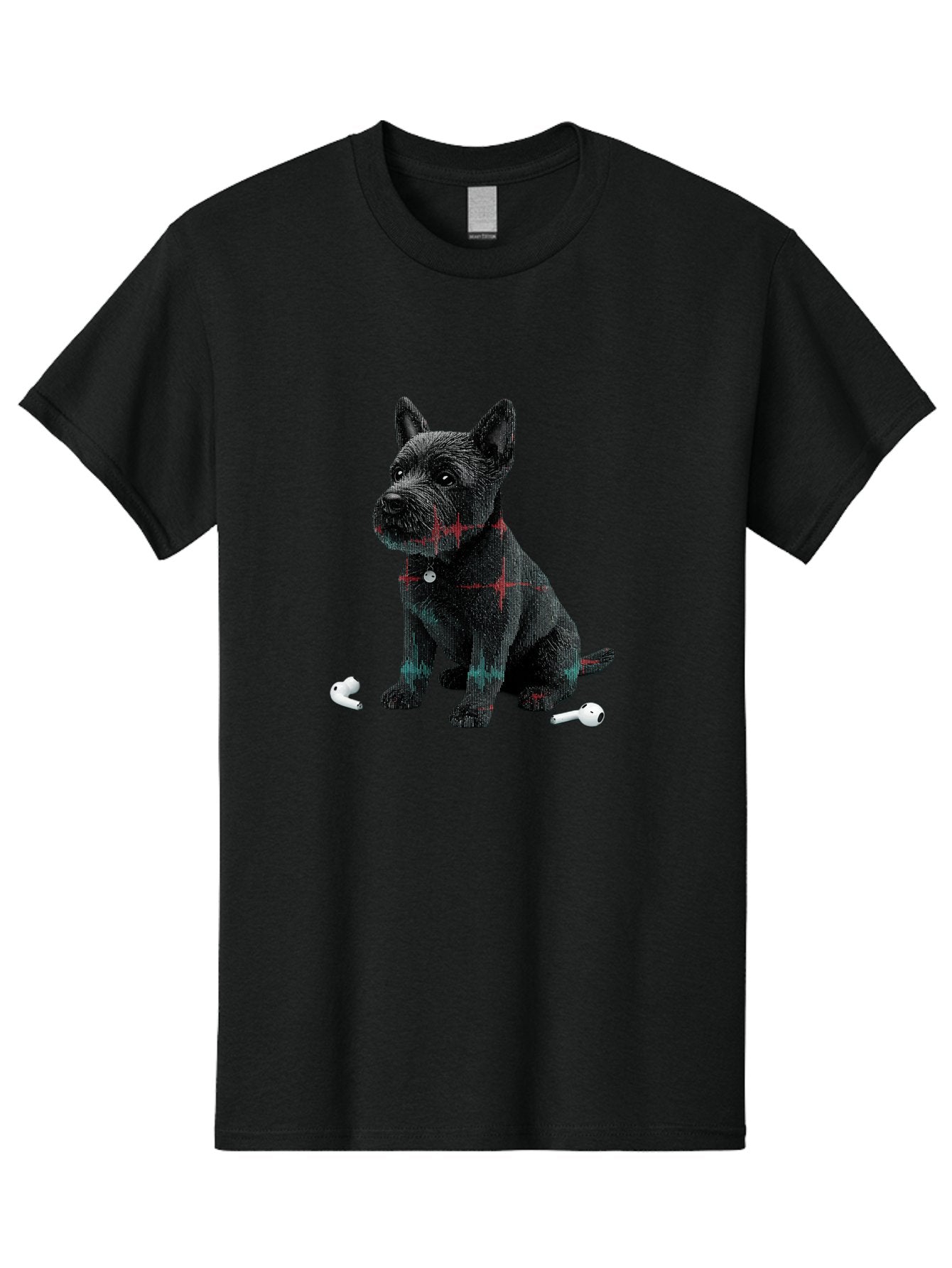 Dog-With-Earbuds Men'S Graphic Tee, 100% Cotton, Comfortable Casual Summer Wear, Machine Washable, Vintage Camera, Old Camera, Antique Camera, Black Camera, Classic Photography, Photography Equipment, Nostalgic Device, Film Camera, Camera Art Bah947 4