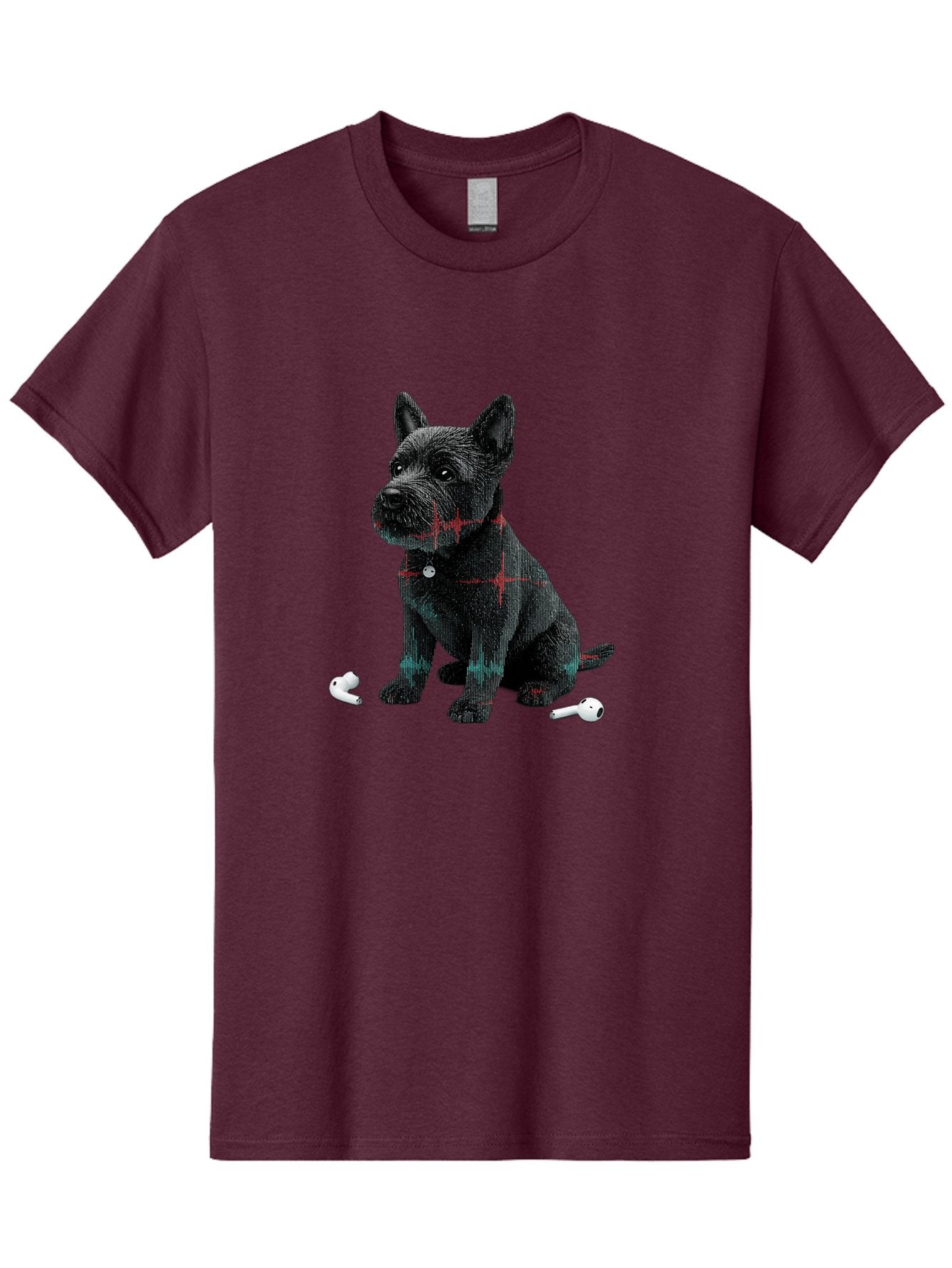 Dog-With-Earbuds Men'S Graphic Tee, 100% Cotton, Comfortable Casual Summer Wear, Machine Washable, Vintage Camera, Old Camera, Antique Camera, Black Camera, Classic Photography, Photography Equipment, Nostalgic Device, Film Camera, Camera Art Bah947 5