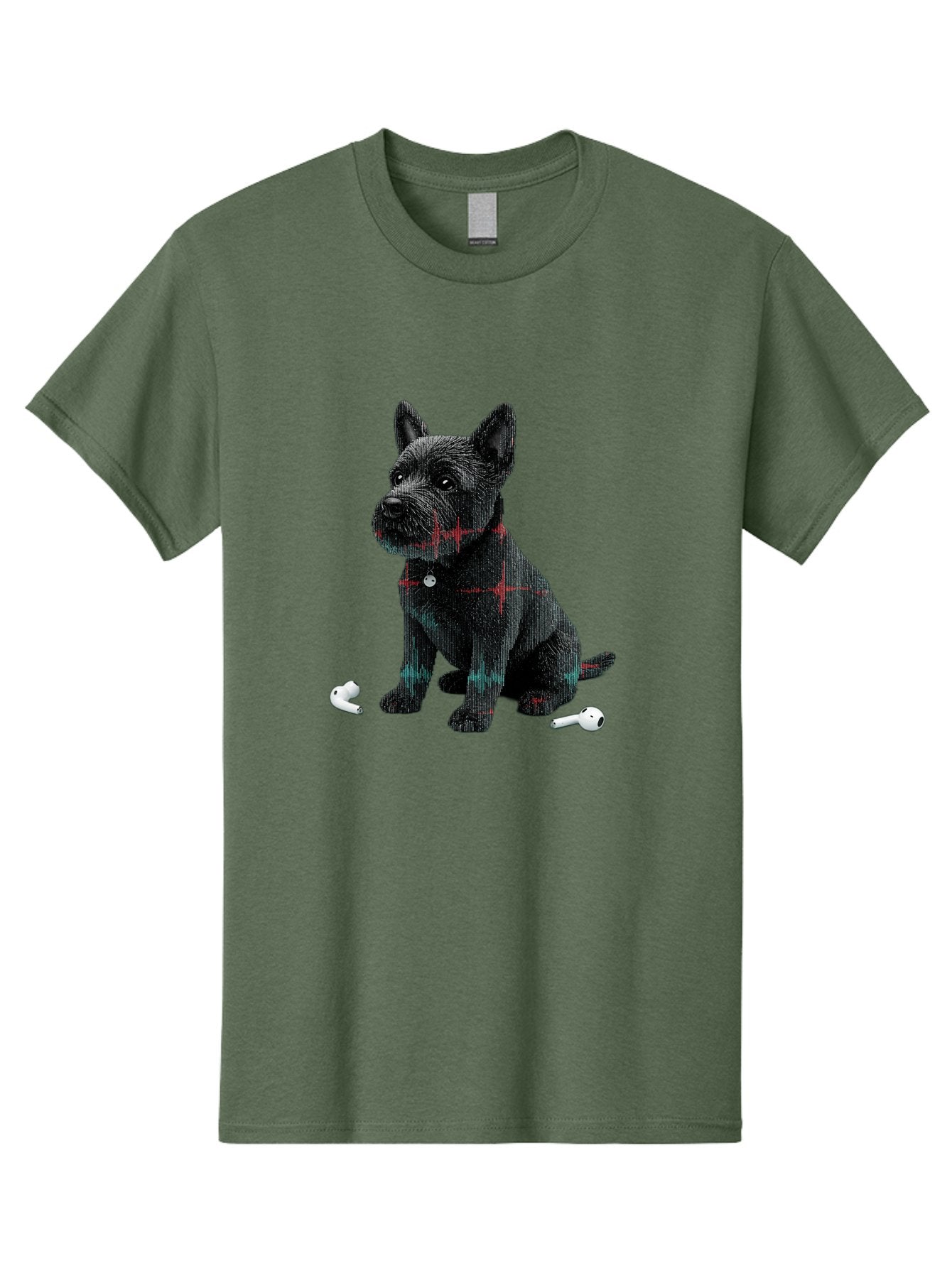 Dog-With-Earbuds Men'S Graphic Tee, 100% Cotton, Comfortable Casual Summer Wear, Machine Washable, Vintage Camera, Old Camera, Antique Camera, Black Camera, Classic Photography, Photography Equipment, Nostalgic Device, Film Camera, Camera Art Bah947 3