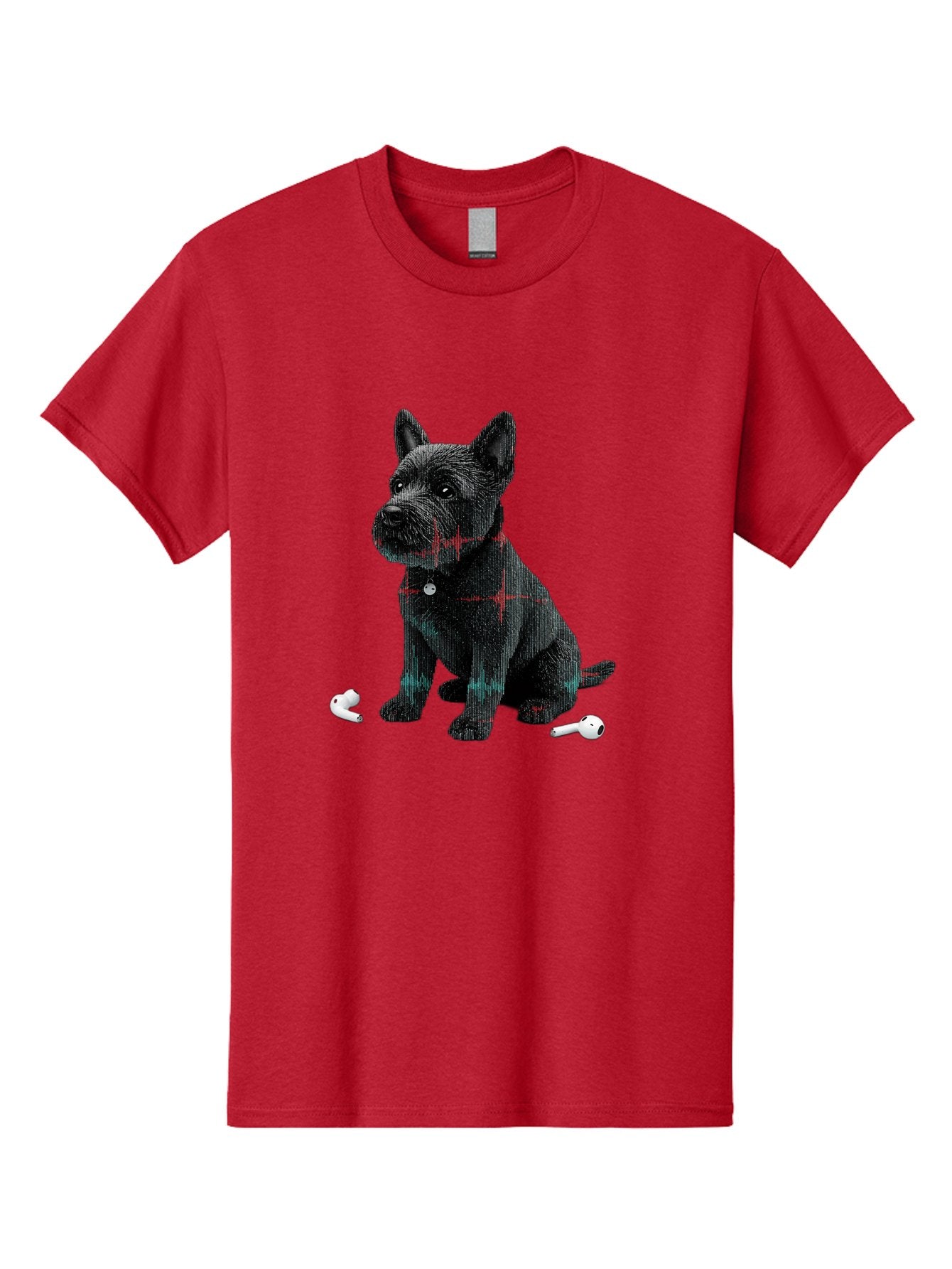 Dog-With-Earbuds Men'S Graphic Tee, 100% Cotton, Comfortable Casual Summer Wear, Machine Washable, Vintage Camera, Old Camera, Antique Camera, Black Camera, Classic Photography, Photography Equipment, Nostalgic Device, Film Camera, Camera Art Bah947
