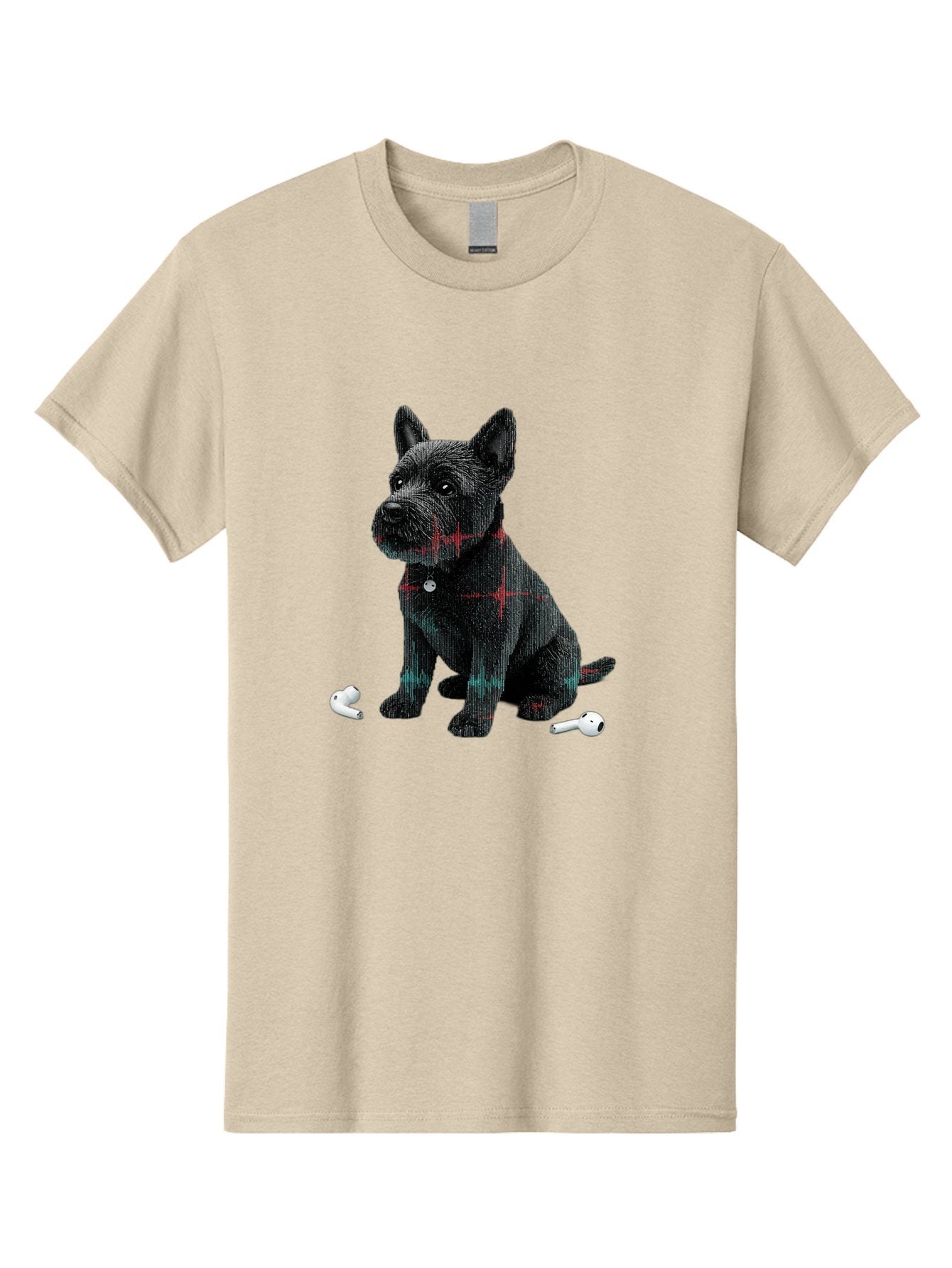 Dog-With-Earbuds Men'S Graphic Tee, 100% Cotton, Comfortable Casual Summer Wear, Machine Washable, Vintage Camera, Old Camera, Antique Camera, Black Camera, Classic Photography, Photography Equipment, Nostalgic Device, Film Camera, Camera Art Bah947
