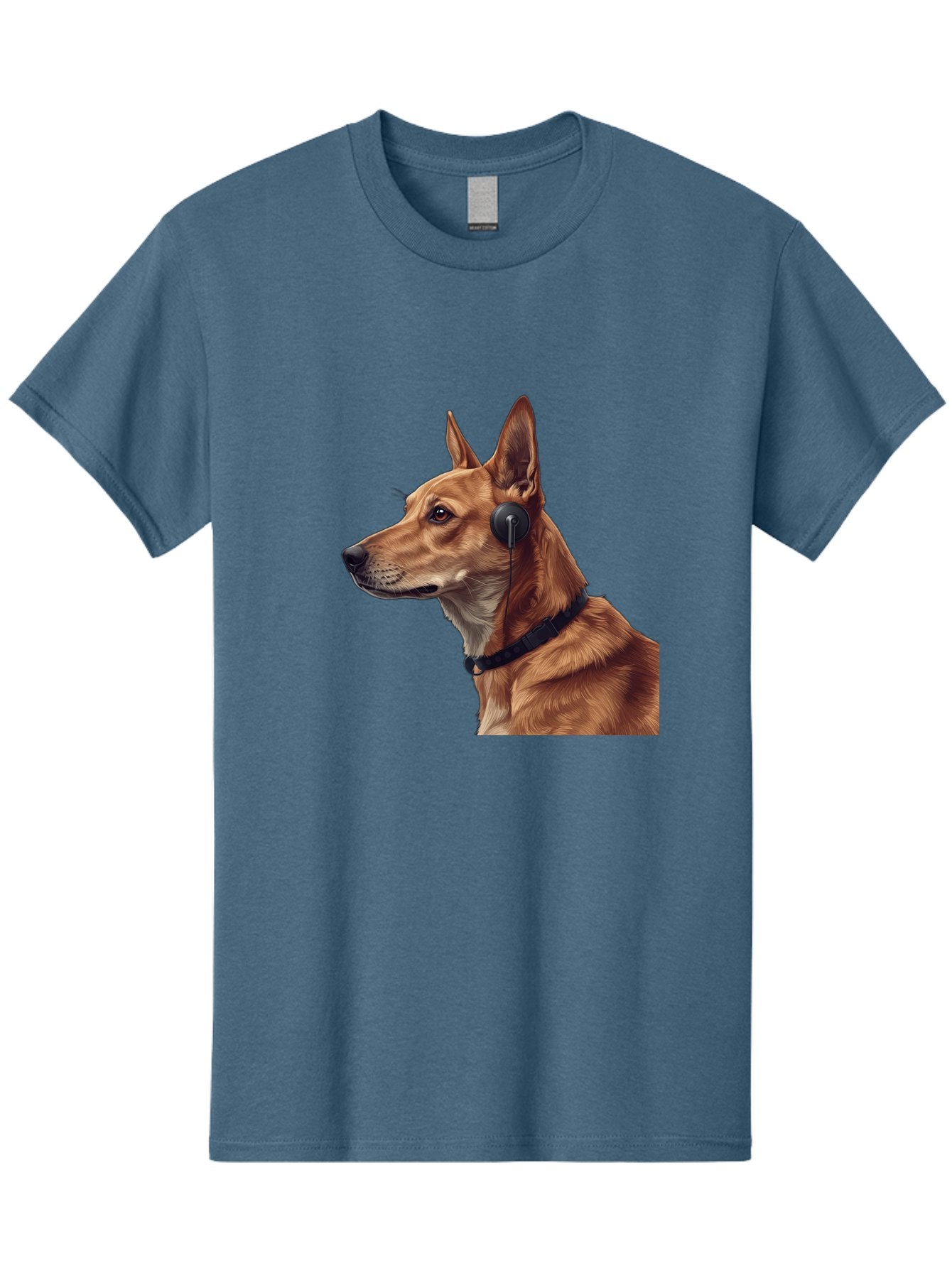 Dog-With-Headphones-2 Men'S Graphic Tee, 100% Cotton, Comfortable Casual Summer Wear, Machine Washable, Vintage Camera, Old Camera, Antique Camera, Black Camera, Classic Photography, Photography Equipment, Nostalgic Device, Film Camera, Bah949 3
