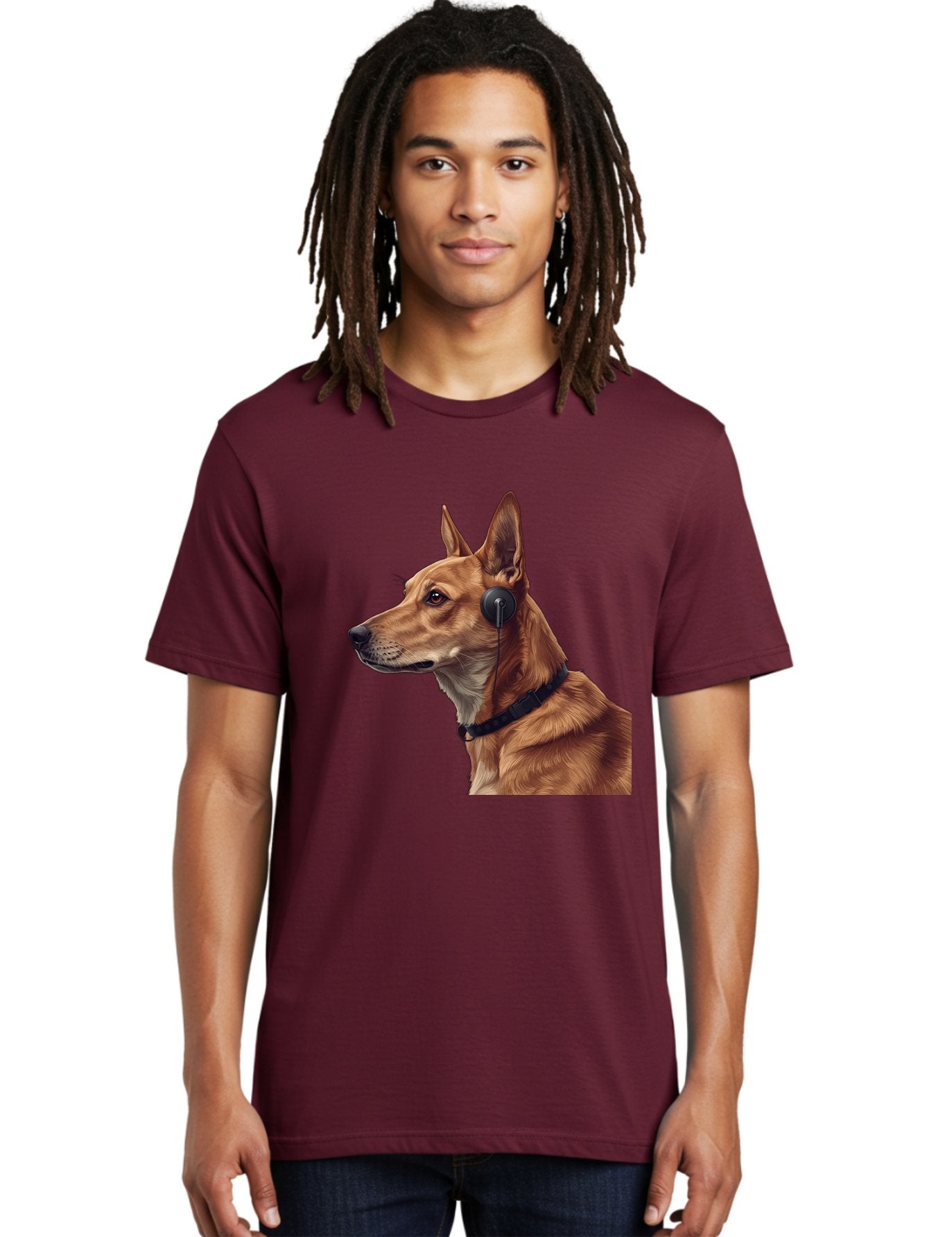 Dog-With-Headphones-2 Men'S Graphic Tee, 100% Cotton, Comfortable Casual Summer Wear, Machine Washable, Vintage Camera, Old Camera, Antique Camera, Black Camera, Classic Photography, Photography Equipment, Nostalgic Device, Film Camera, Bah949 19