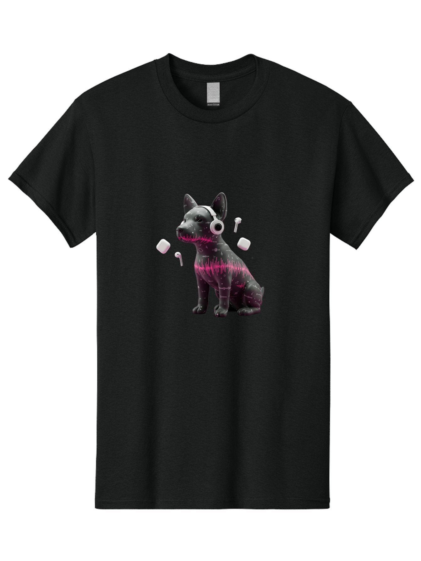 Dog-With-Headphones Men'S Graphic Tee, 100% Cotton, Comfortable Casual Summer Wear, Machine Washable, Vintage Camera, Old Camera, Antique Camera, Black Camera, Classic Photography, Photography Equipment, Nostalgic Device, Film Camera, Bah950 7