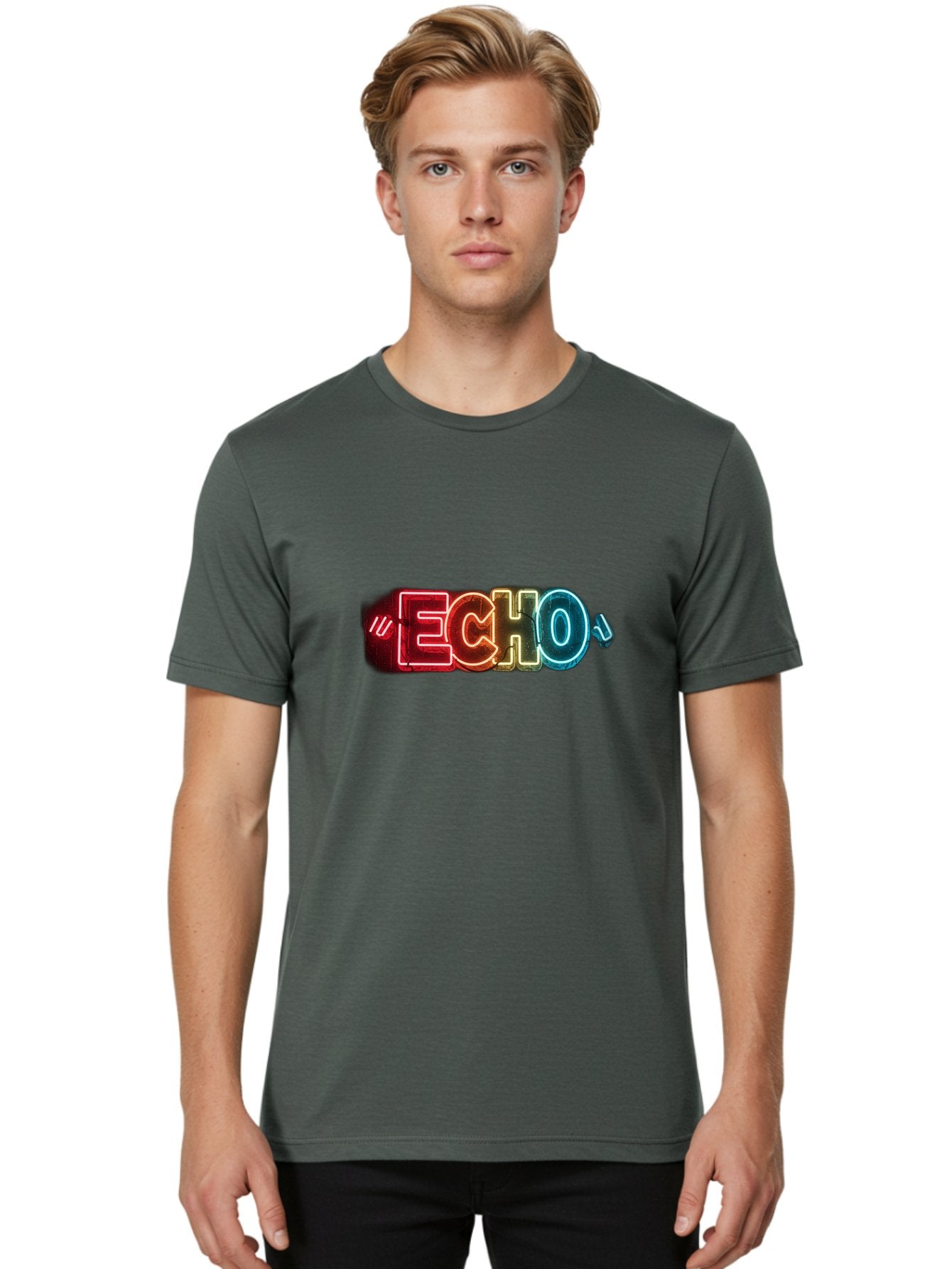 Echo Men'S Graphic Tee, 100% Cotton, Comfortable Casual Summer Wear, Machine Washable, Vintage Camera, Old Camera, Antique Camera, Black Camera, Classic Photography, Photography Equipment, Nostalgic Device, Film Camera, Camera Art Bah956 17