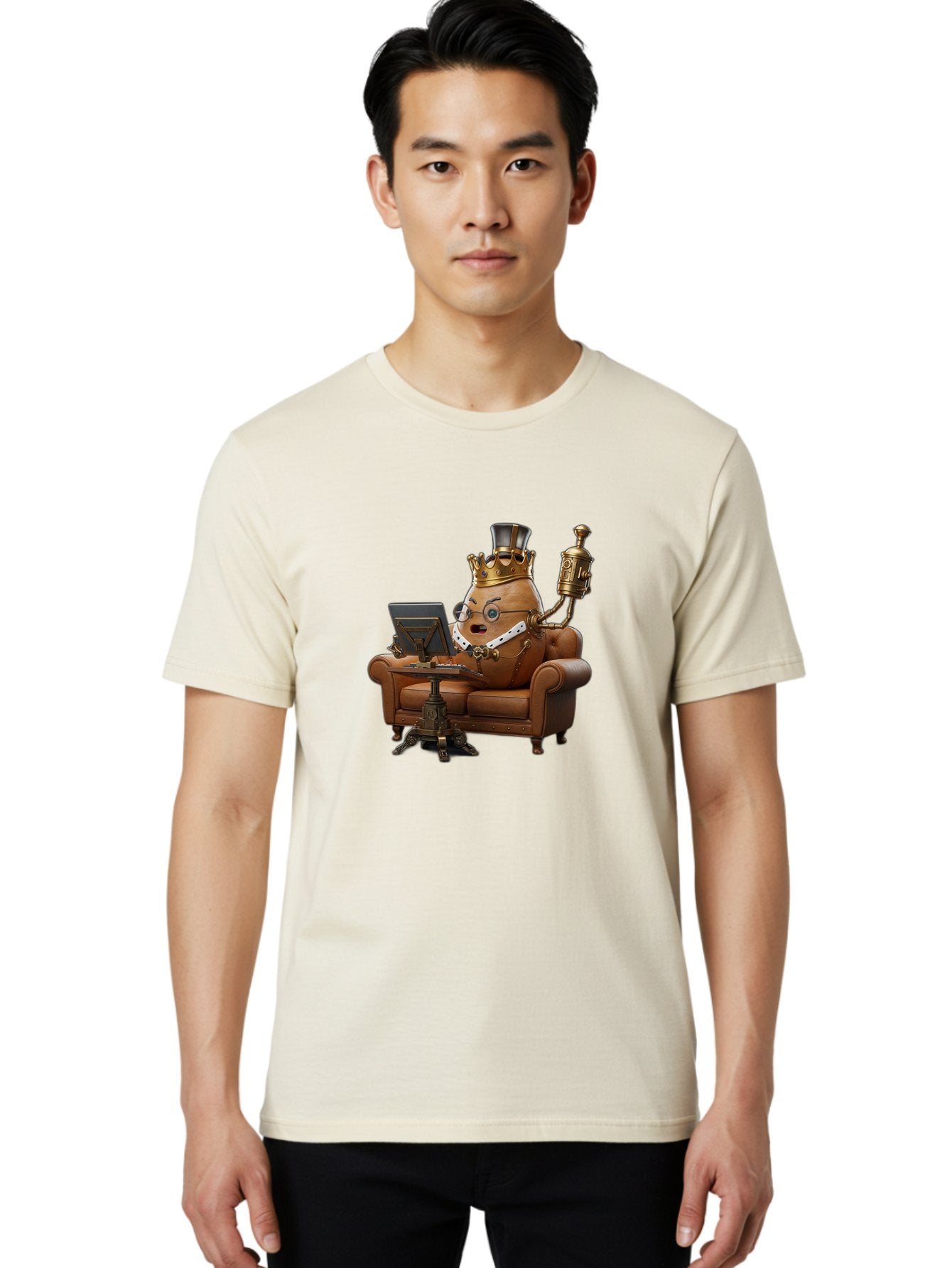 Egg-King-2 Men'S Graphic Tee, 100% Cotton, Comfortable Casual Summer Wear, Machine Washable, Vintage Camera, Old Camera, Antique Camera, Black Camera, Classic Photography, Photography Equipment, Nostalgic Device, Film Camera, Camera Art Bah960 22