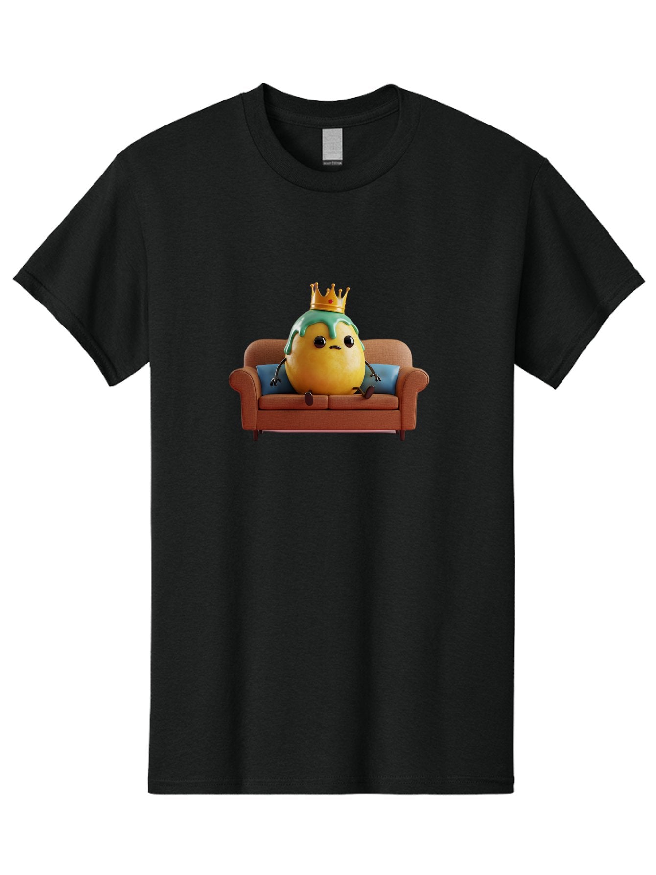 Egg-King-On-Sofa Men'S Graphic Tee, 100% Cotton, Comfortable Casual Summer Wear, Machine Washable, Vintage Camera, Old Camera, Antique Camera, Black Camera, Classic Photography, Photography Equipment, Nostalgic Device, Film Camera, Camera Art Bah961 10