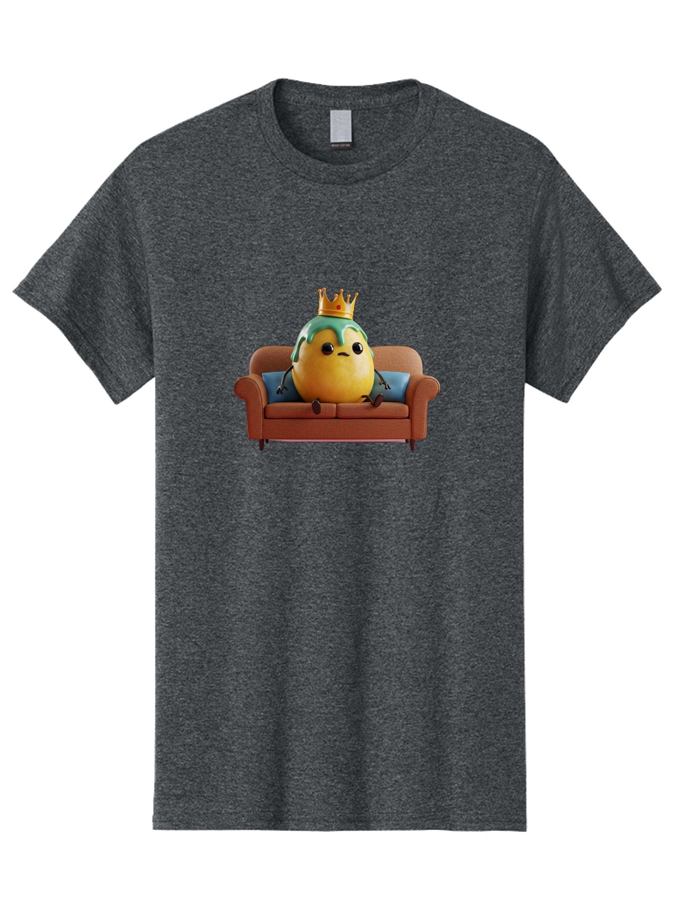 Egg-King-On-Sofa Men'S Graphic Tee, 100% Cotton, Comfortable Casual Summer Wear, Machine Washable, Vintage Camera, Old Camera, Antique Camera, Black Camera, Classic Photography, Photography Equipment, Nostalgic Device, Film Camera, Camera Art Bah961 3