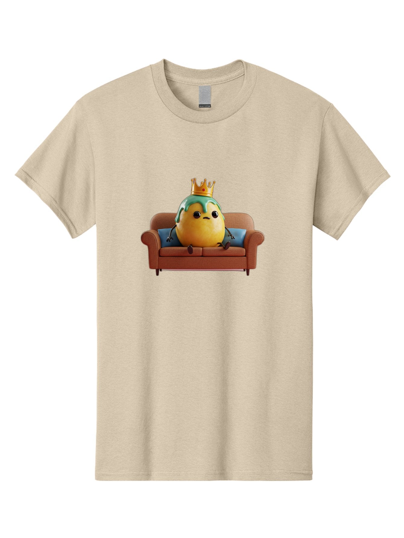 Egg-King-On-Sofa Men'S Graphic Tee, 100% Cotton, Comfortable Casual Summer Wear, Machine Washable, Vintage Camera, Old Camera, Antique Camera, Black Camera, Classic Photography, Photography Equipment, Nostalgic Device, Film Camera, Camera Art Bah961