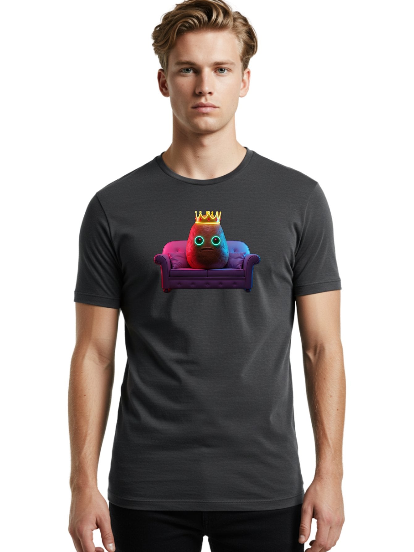 Egg-With-Crown Men'S Graphic Tee, 100% Cotton, Comfortable Casual Summer Wear, Machine Washable, Vintage Camera, Old Camera, Antique Camera, Black Camera, Classic Photography, Photography Equipment, Nostalgic Device, Film Camera, Camera Art Bah963 21