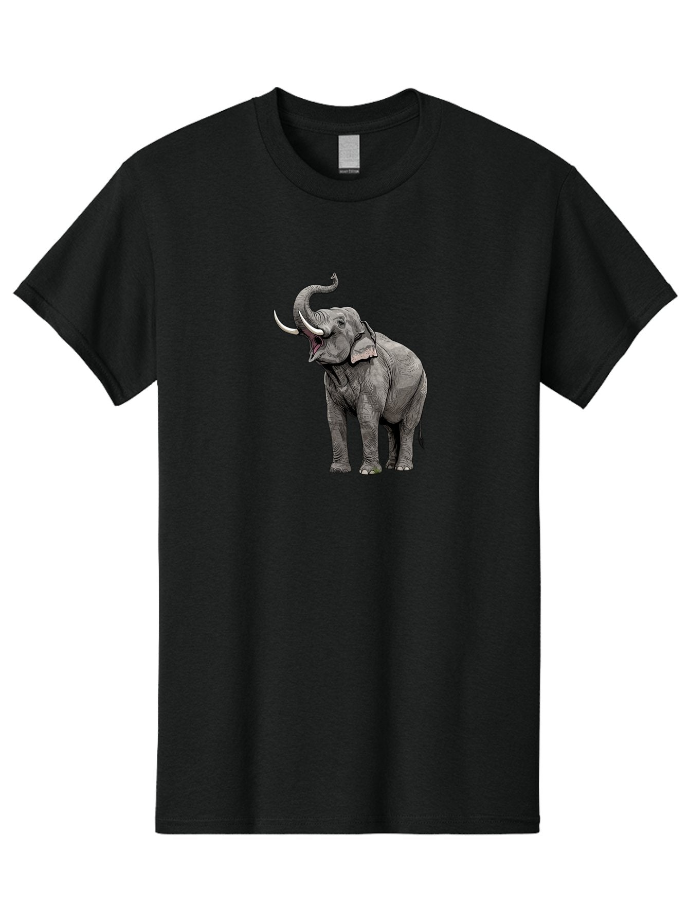 Elephant-1 Men'S Graphic Tee, 100% Cotton, Comfortable Casual Summer Wear, Machine Washable, Vintage Camera, Old Camera, Antique Camera, Black Camera, Classic Photography, Photography Equipment, Nostalgic Device, Film Camera, Camera Art Bah966